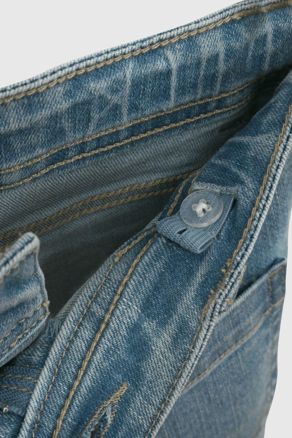 Jeans Flare Elasticado De Niña JEME0840V26-2