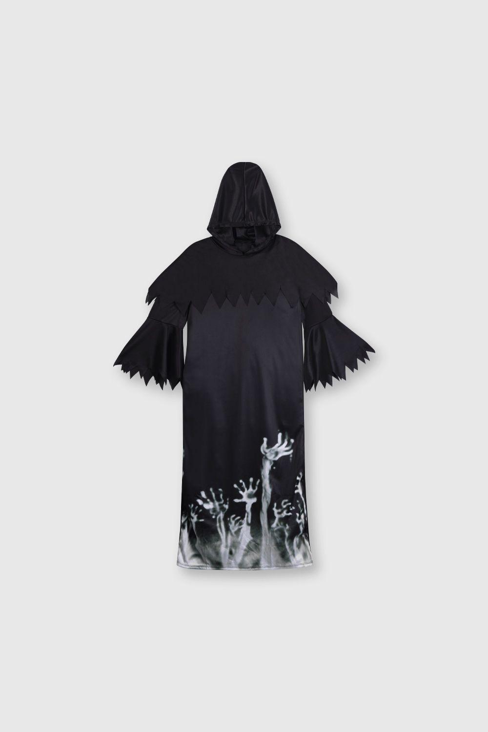 Disfraz de niño fantasma negro (3 a 12 años)-1