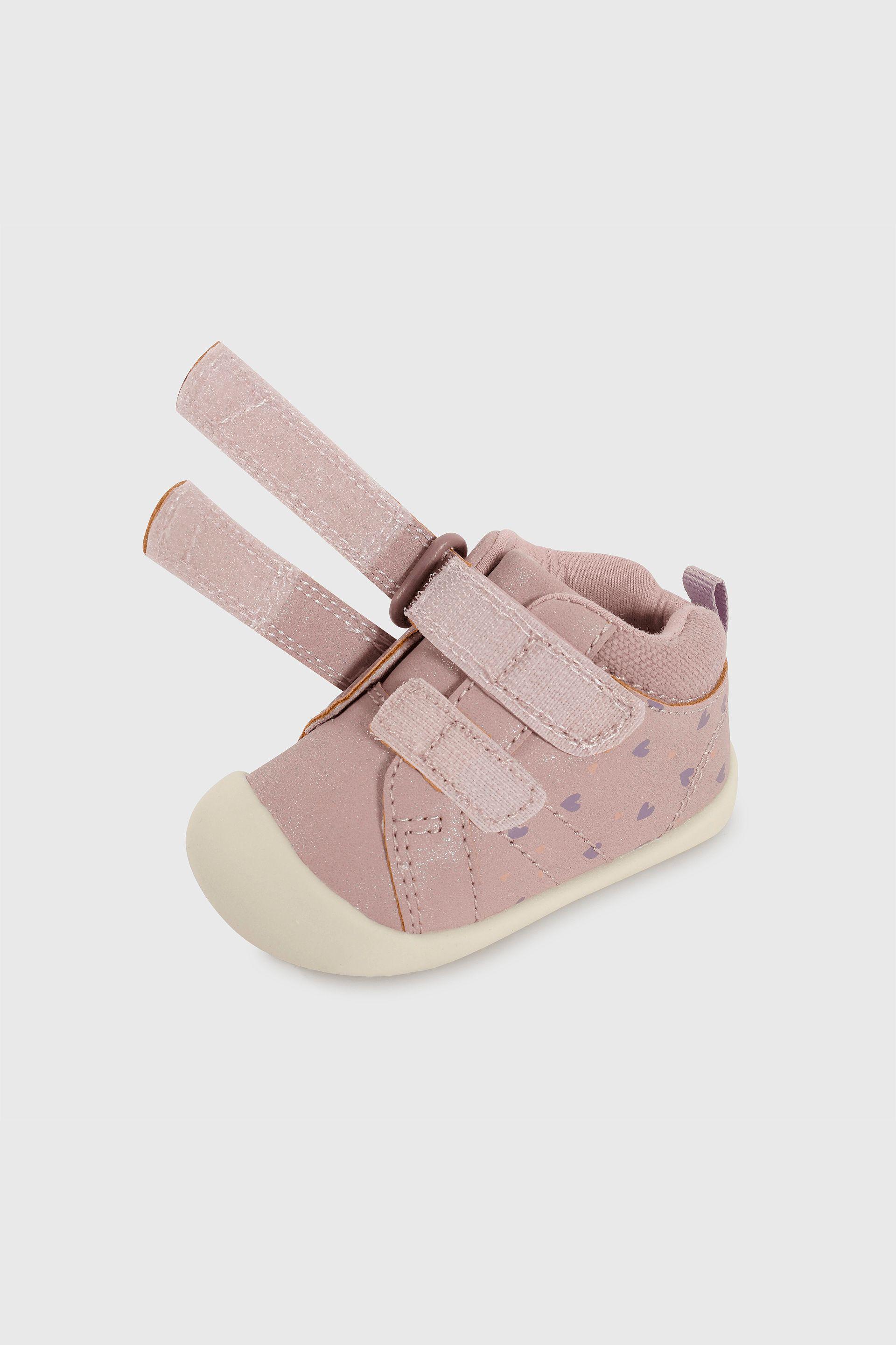 Botín Colección Lila de Niña con Velcro Talla 17 al 20 4551-5