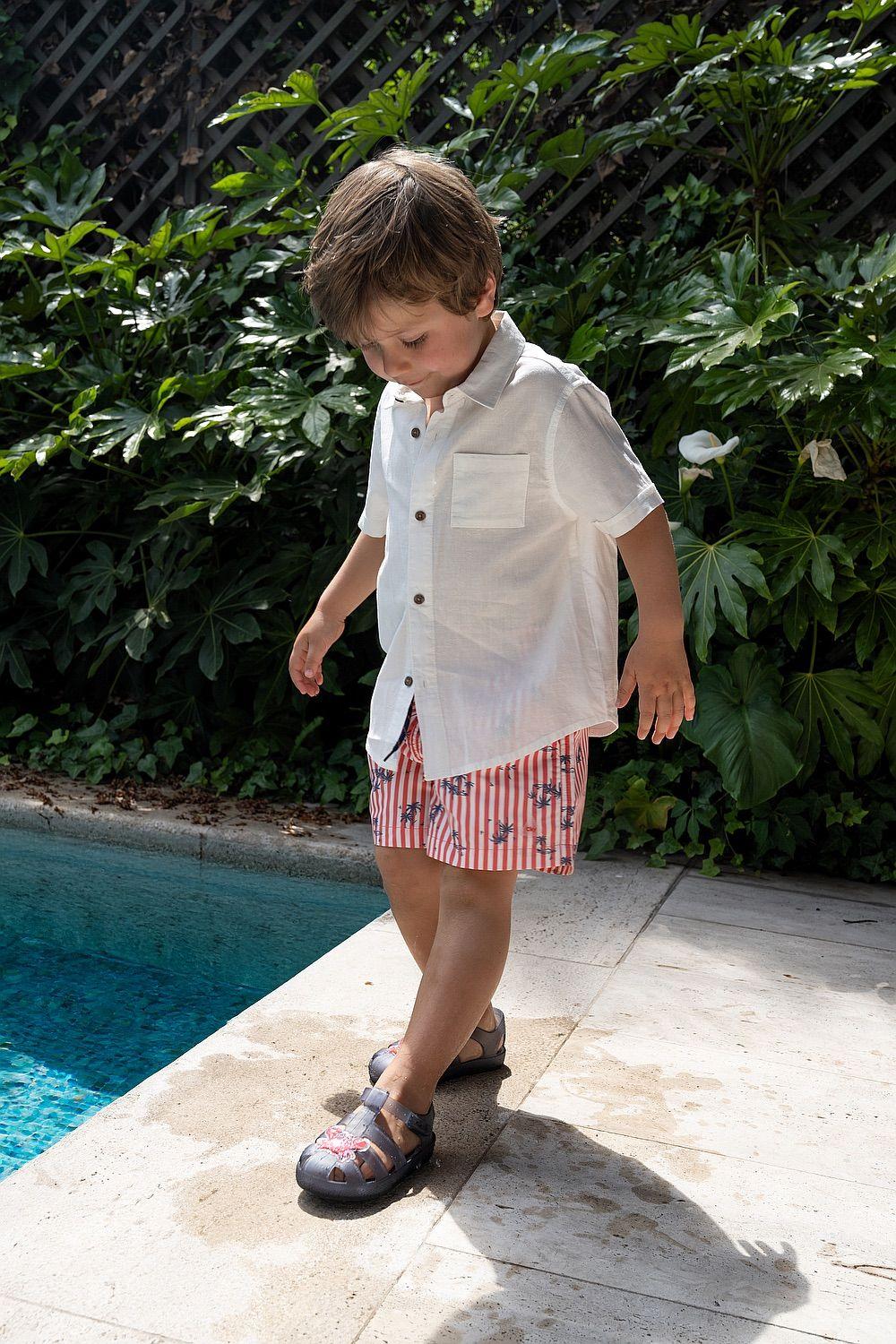 Sandalia Azul Cangrejo Niño 43471050V26-1