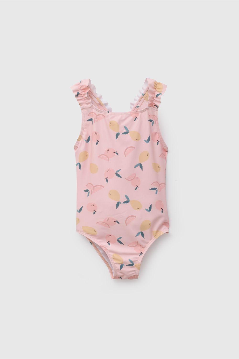 Traje De Baño Niña Naranjo 58252 Colloky-0