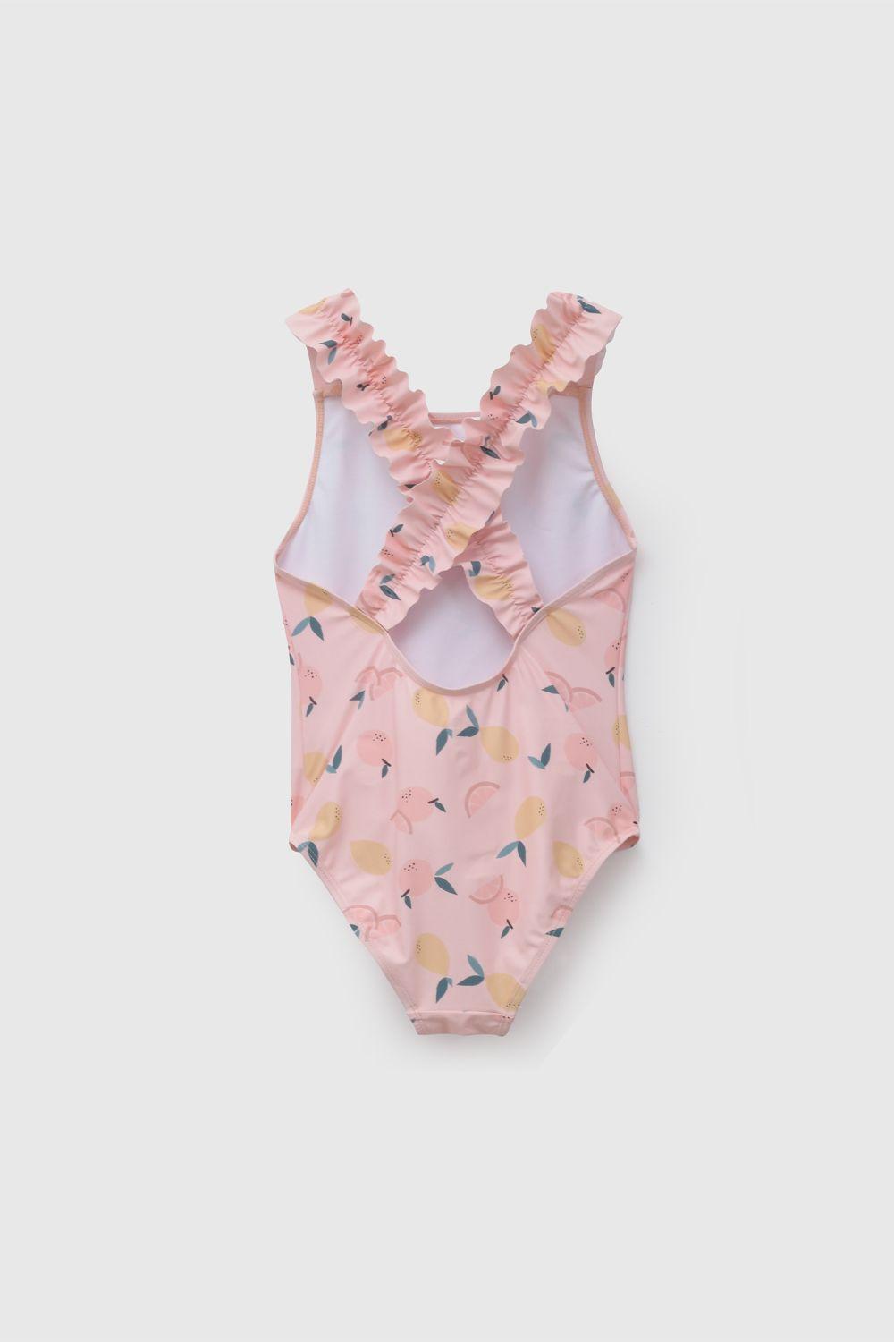 Traje De Baño Niña Naranjo 58252 Colloky-1