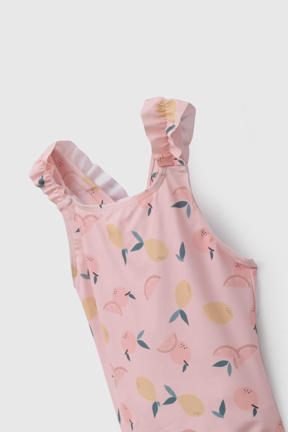 Traje De Baño Niña Naranjo 58252 Colloky-2