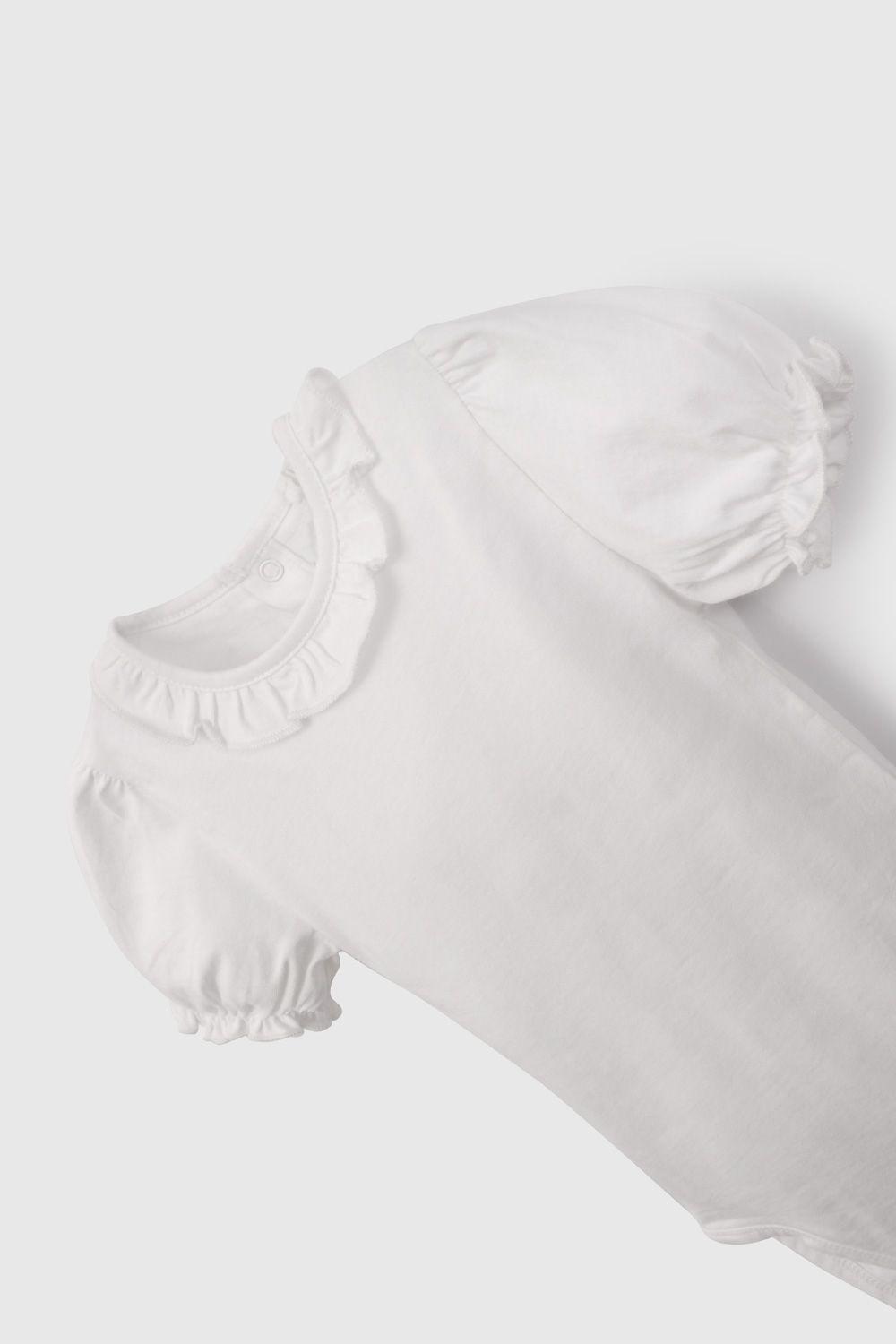 Conjunto Jardinera Y Body Flores Rosado  De Niña COPO0629V26-3