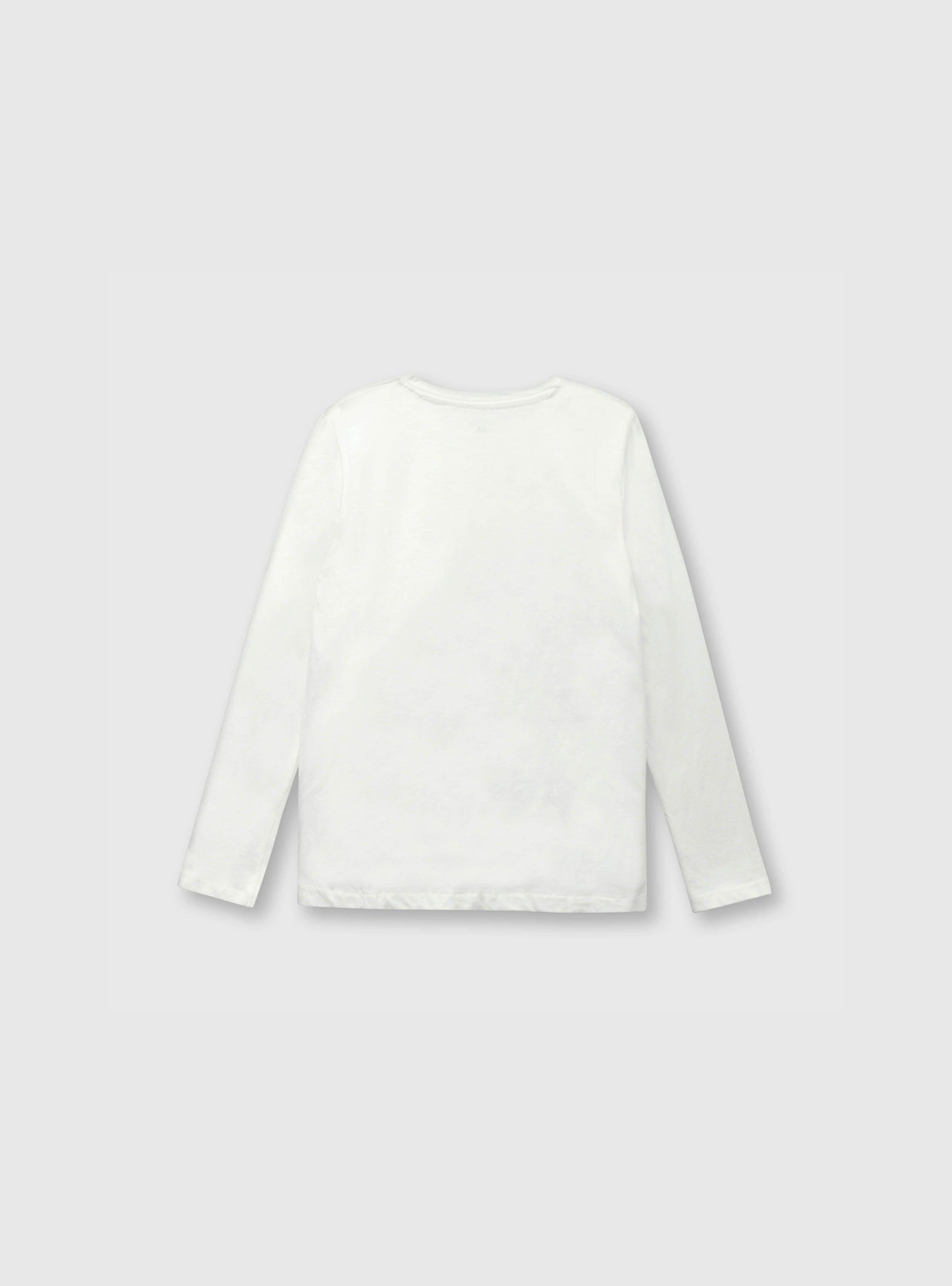 Polera De Niña Planetas Blanco (2 A 12 Años) Colloky-1