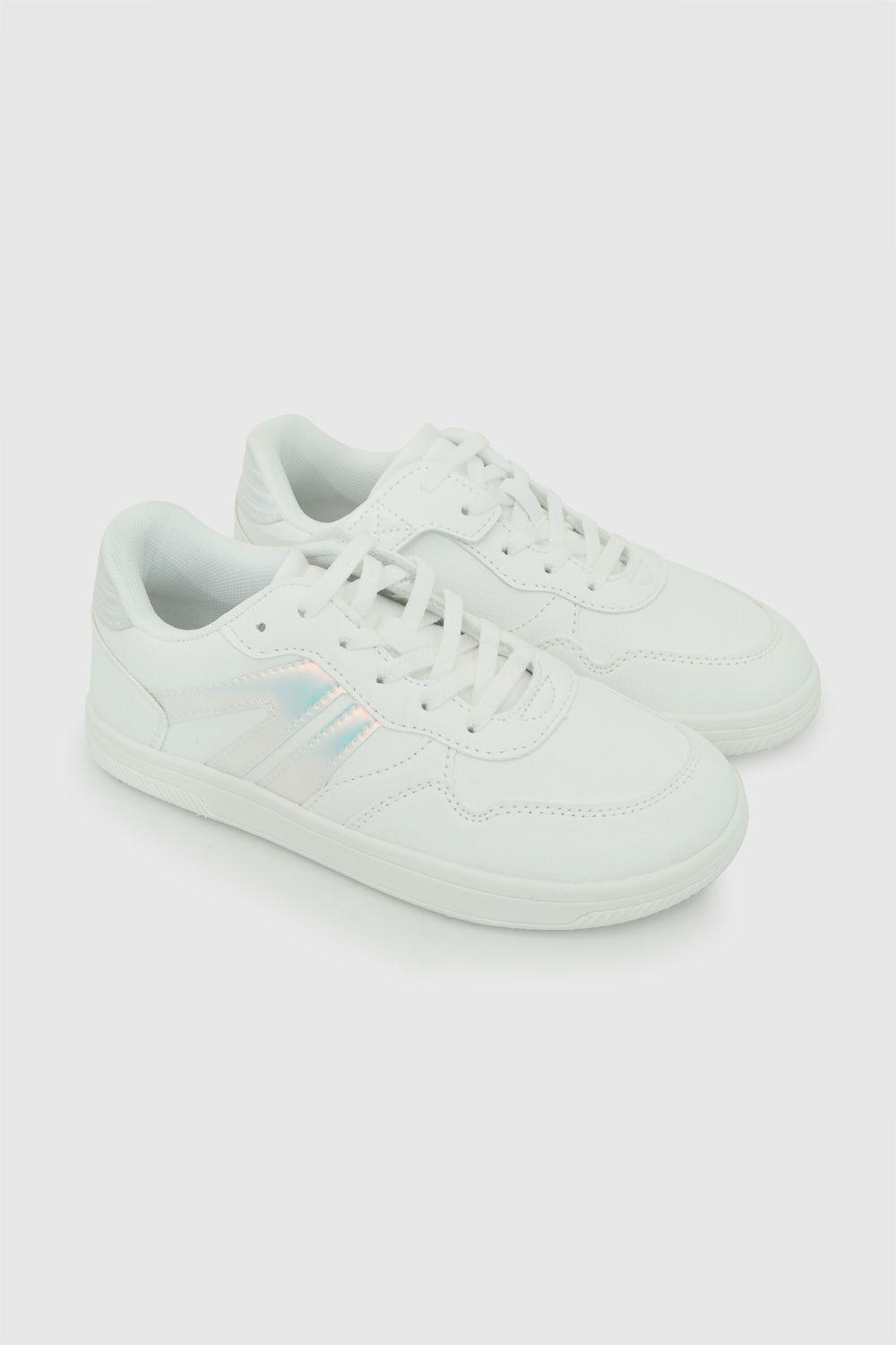 Zapatilla lifestyle urbana niña blanco 28-38-0