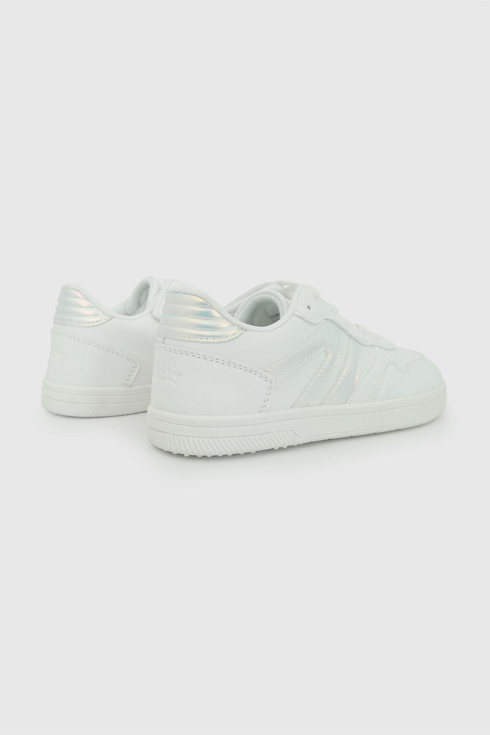 Zapatilla lifestyle urbana niña blanco 28-38-4