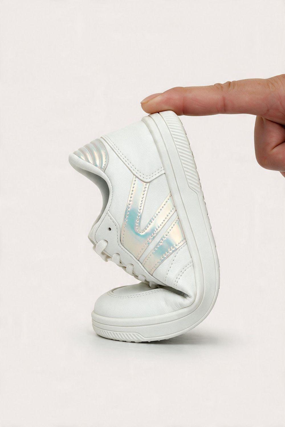 Zapatilla lifestyle urbana niña blanco 28-38-2
