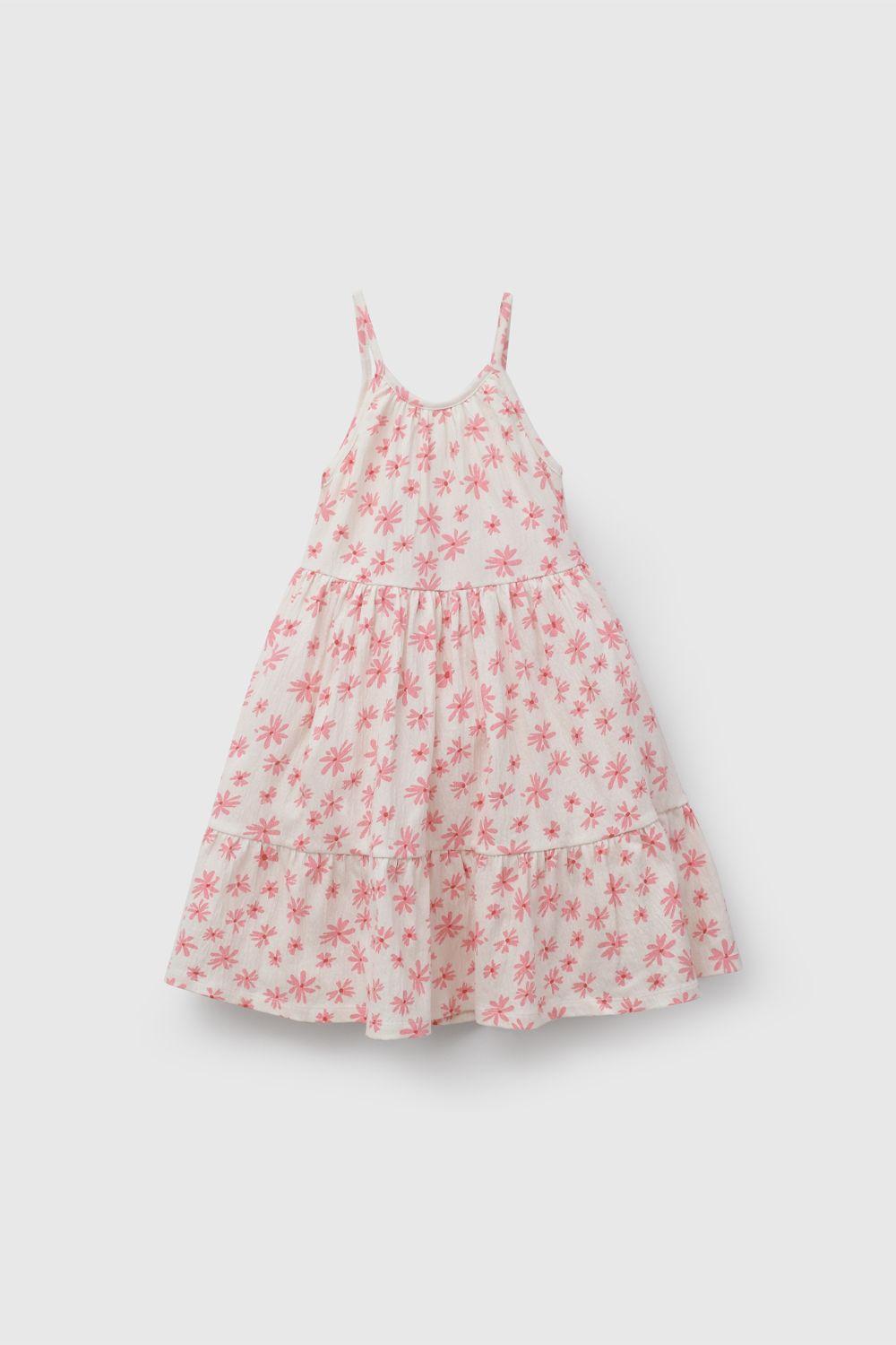 Vestido Niña Fucsia 58263 Colloky-0