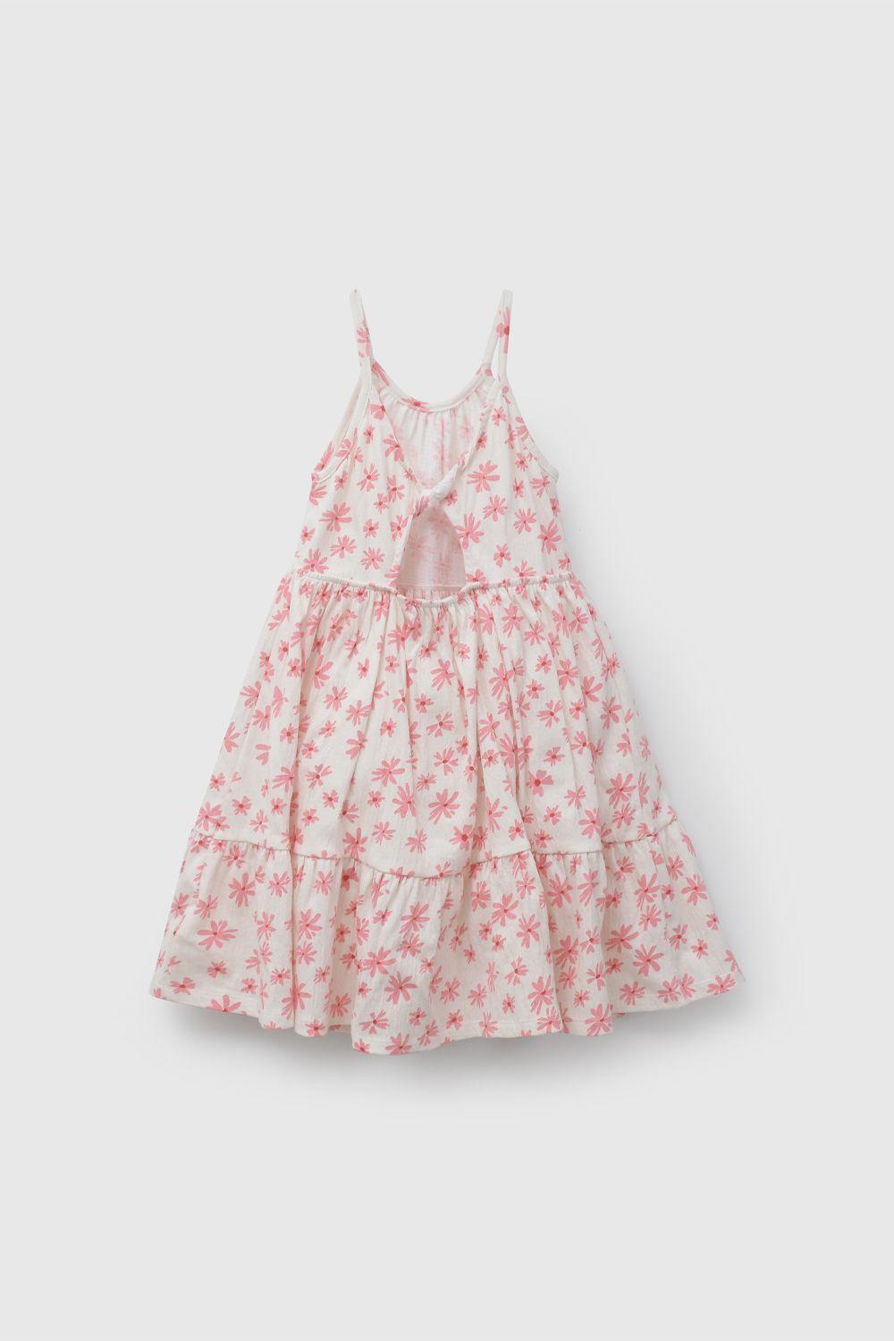 Vestido Niña Fucsia 58263 Colloky-1