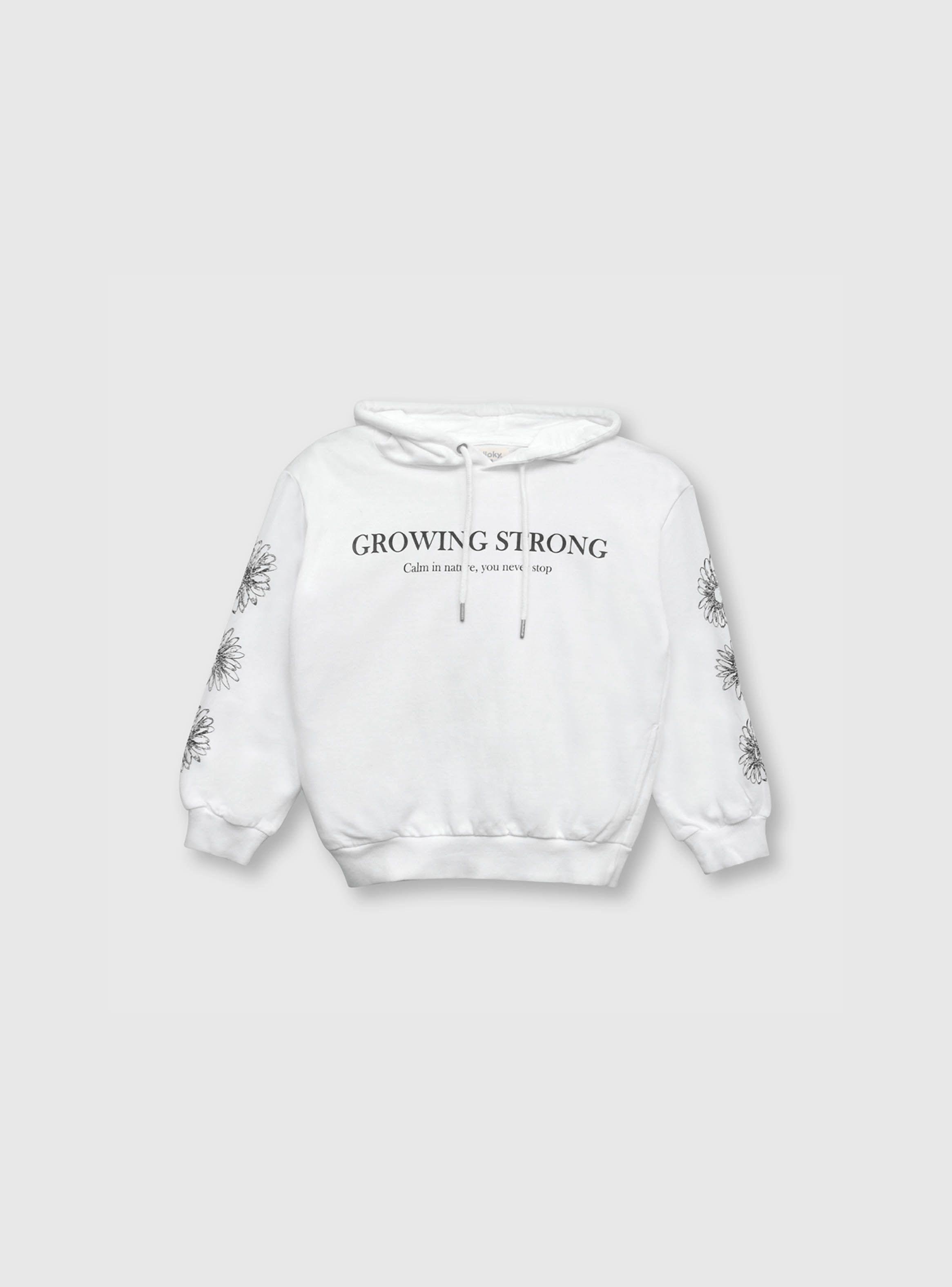 Polerón De Niña Flores Blanco (2 A 12 Años) Colloky-0