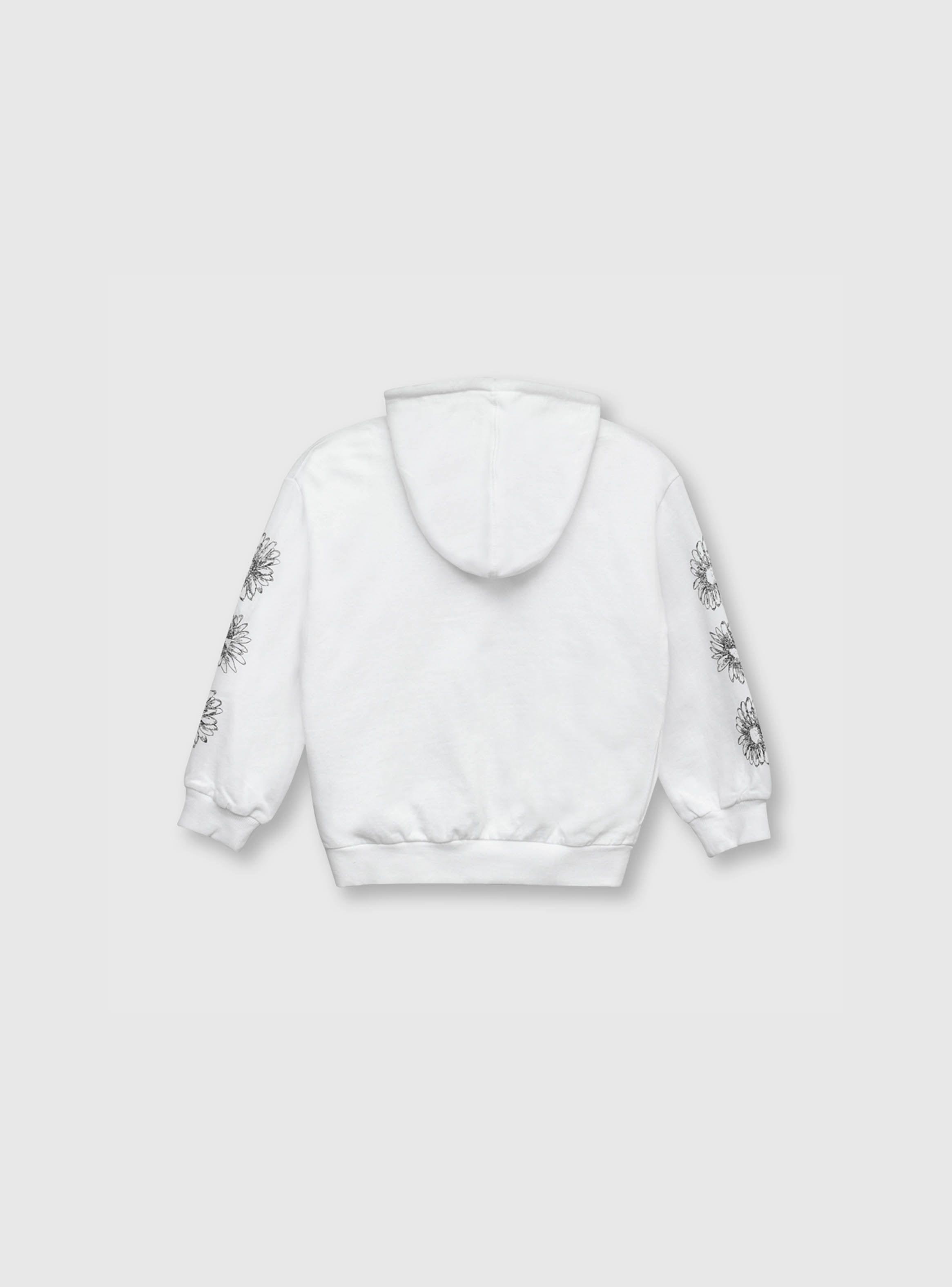 Polerón De Niña Flores Blanco (2 A 12 Años) Colloky-1