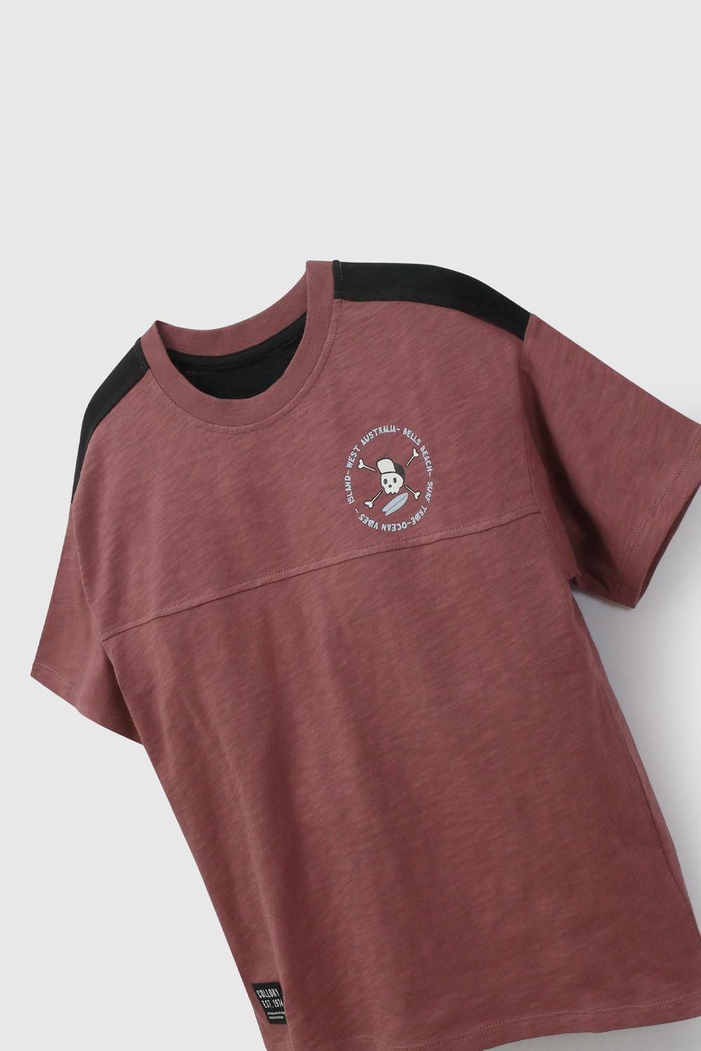 Polera Rojo Niño 7522 Colloky-2