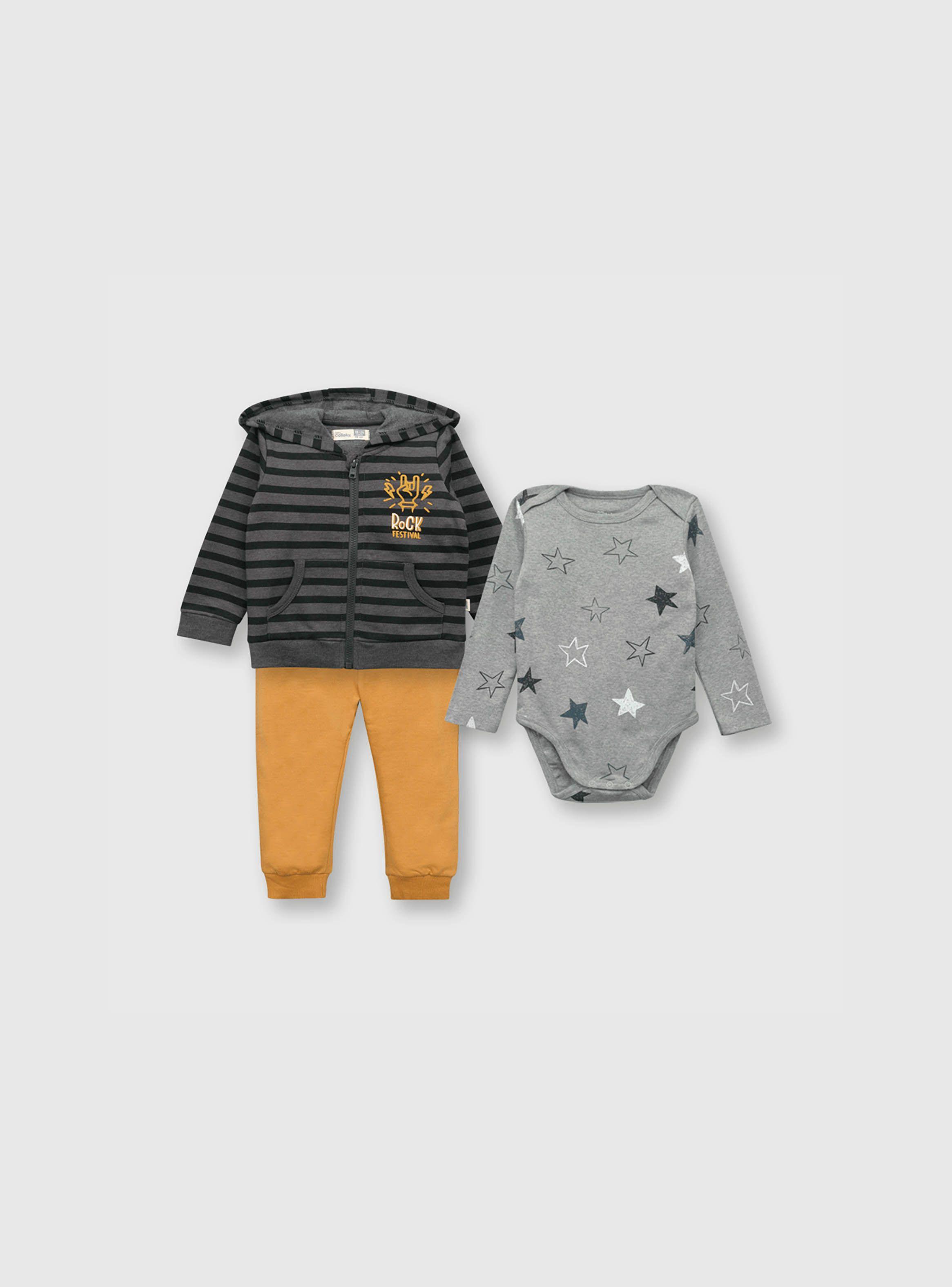 Conjunto Niño Amarillo (0 A 24 Meses) Colloky-0