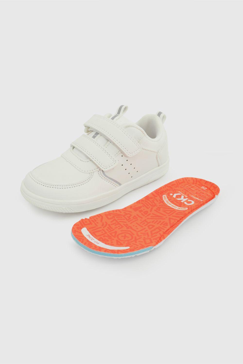 Zapatilla Escolar Blanca 7246 Colloky-8