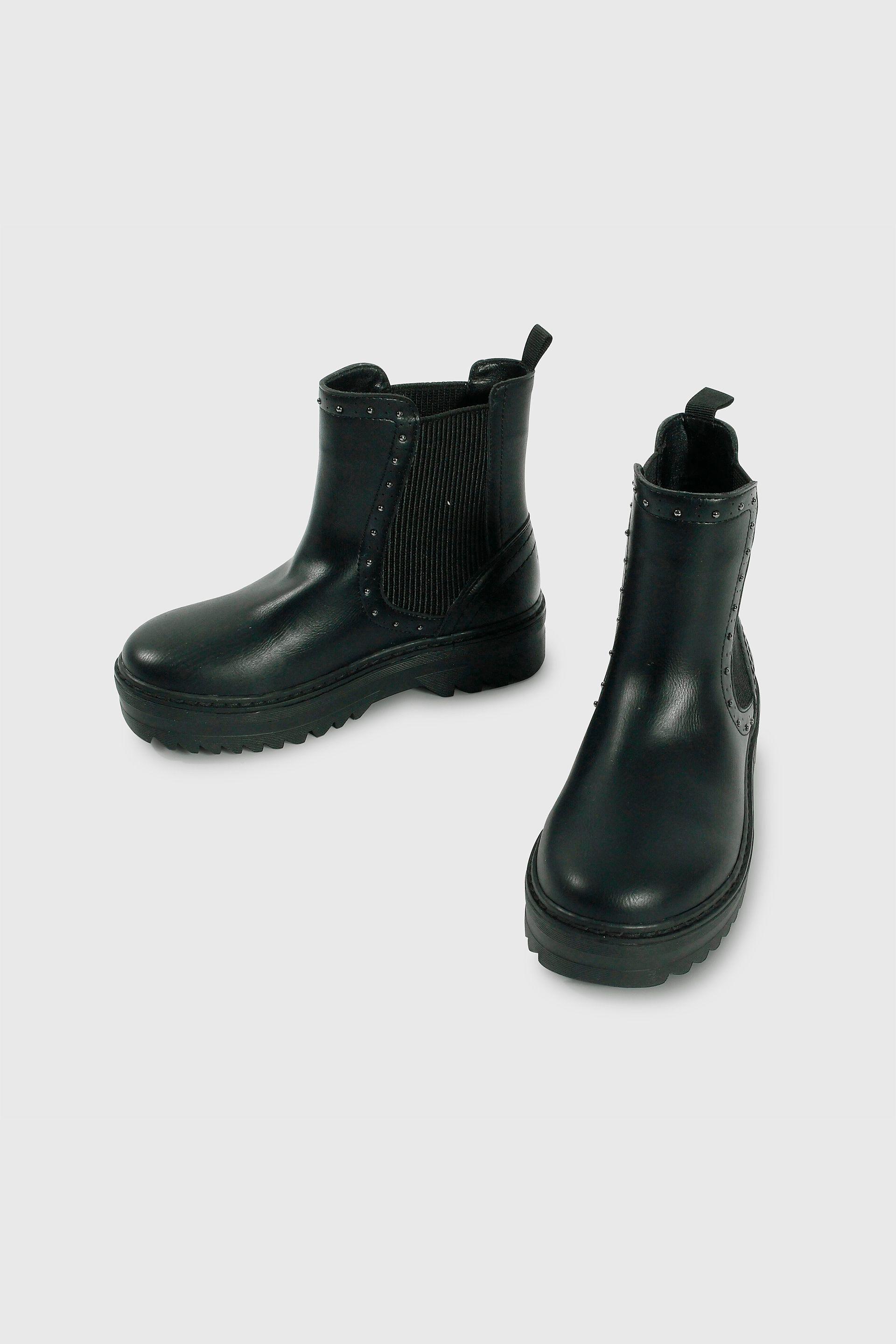 Bootie Colloky sin Cierre de Niña Negro Talla 28 al 38 812-3