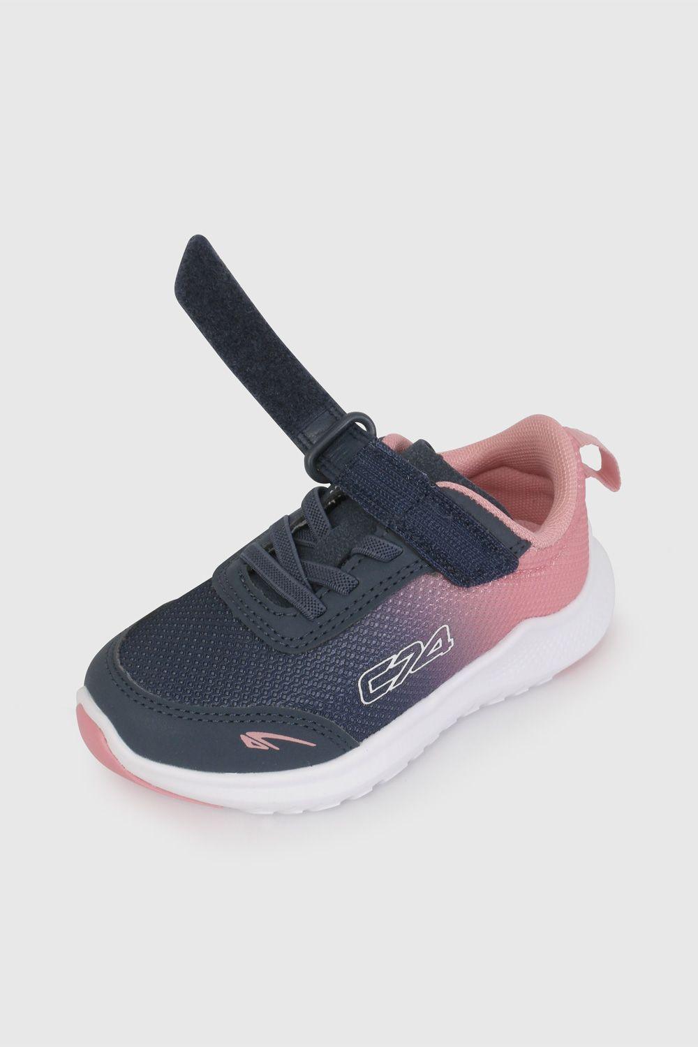 Zapatilla Deportiva Azul y Rosado 48940350V26-5