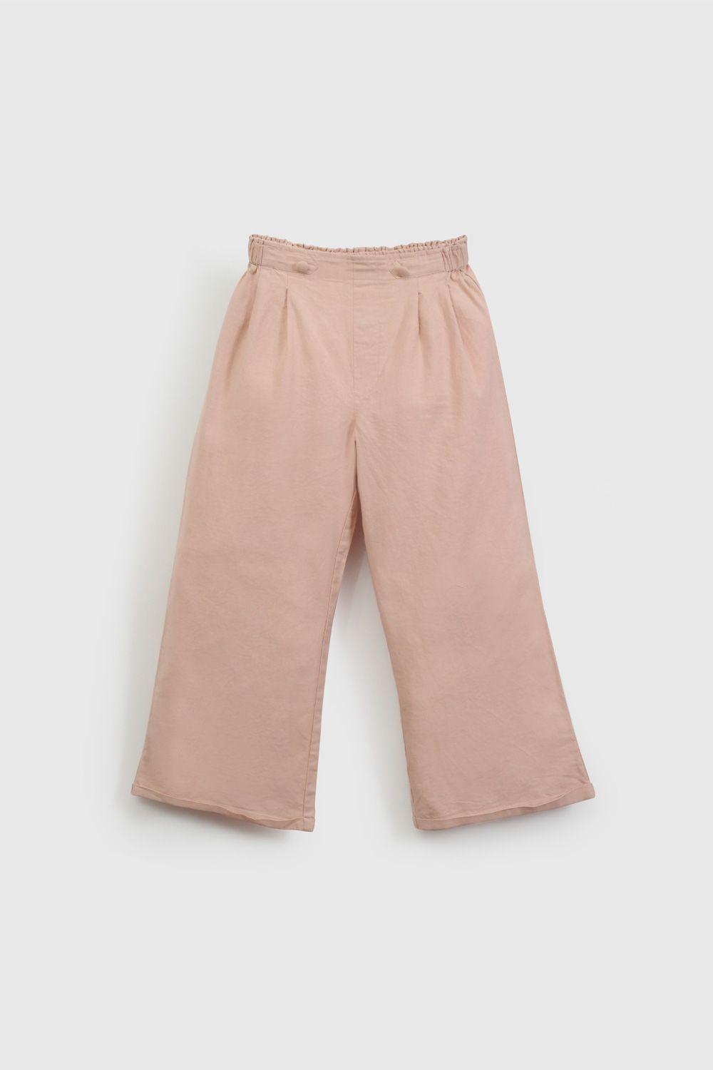 Pantalón Rosado Palazzo  De Niña PTVL0429V26-0