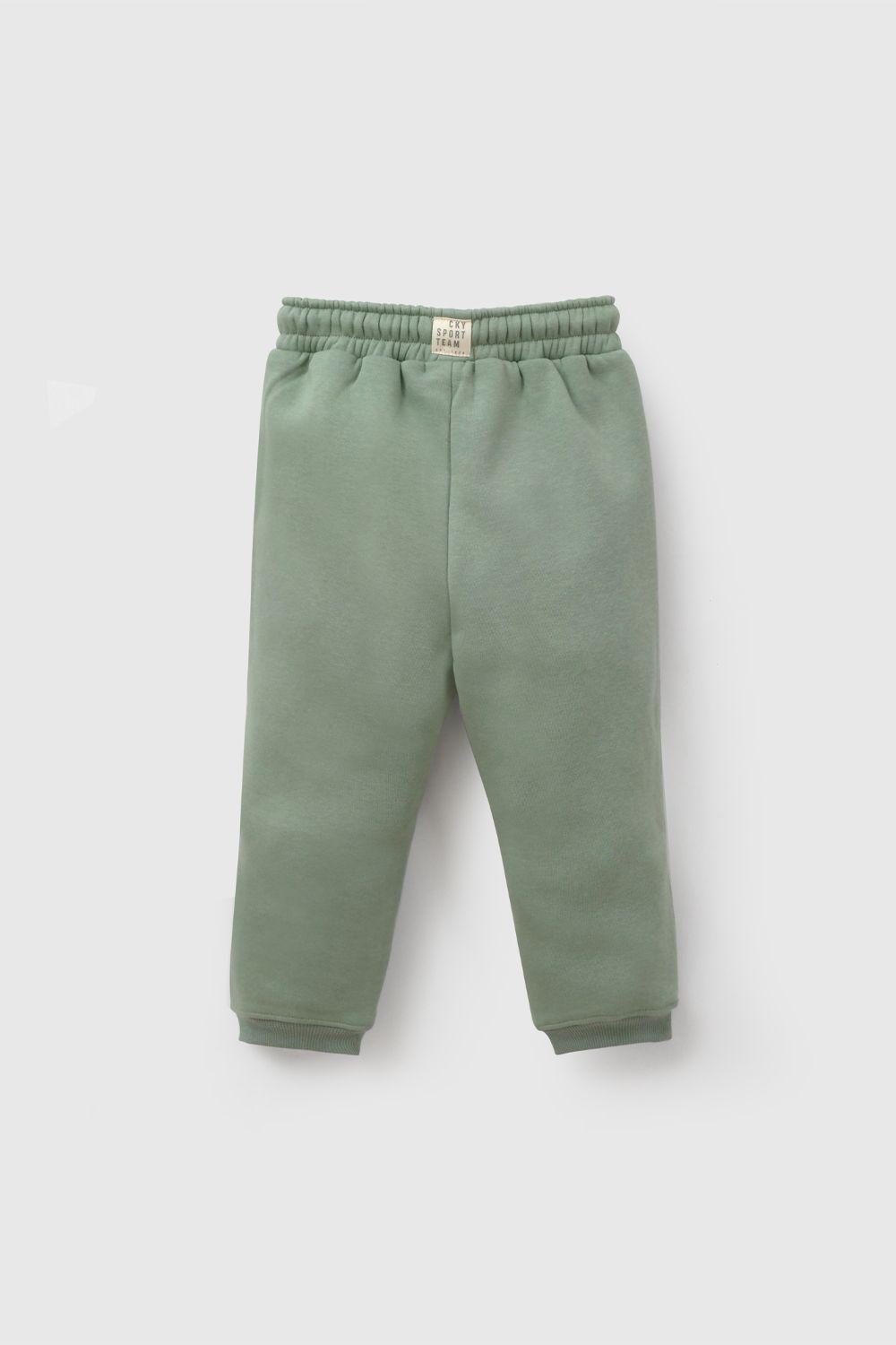 Pantalón Buzo Verde Niño 7573 Colloky-1