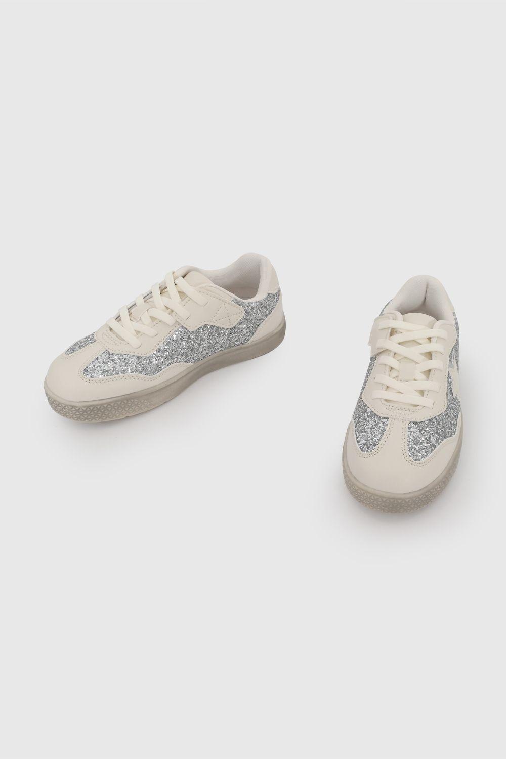 Zapatilla Estrella Plateada Niña 57560208V26-3