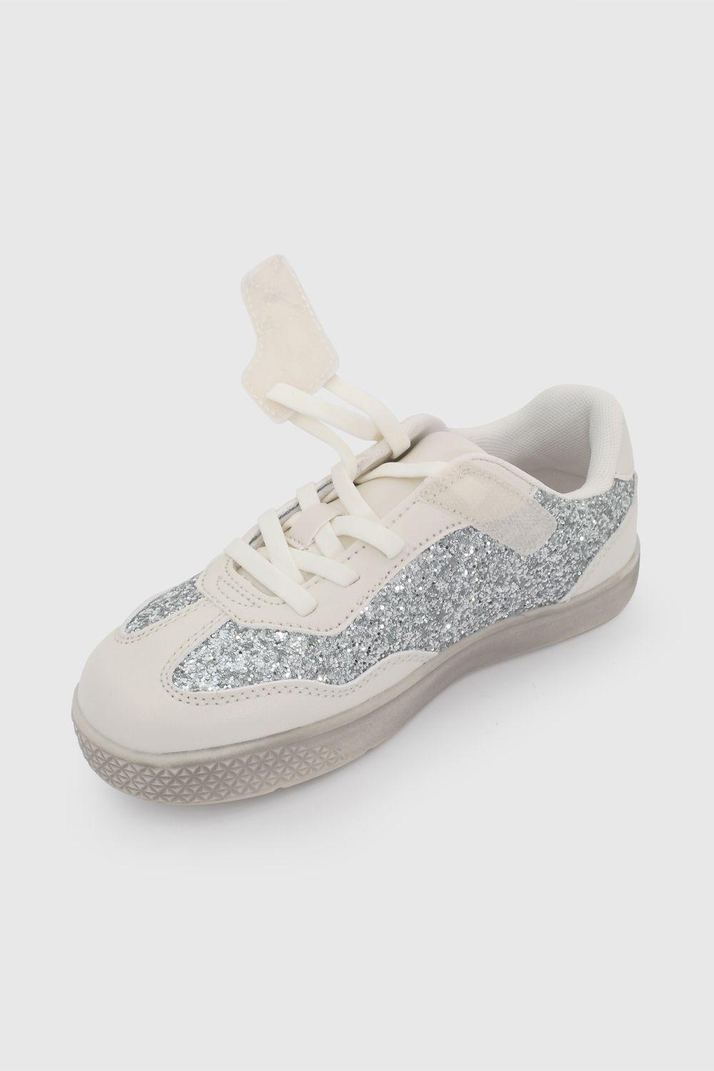 Zapatilla Estrella Plateada Niña 57560208V26-5