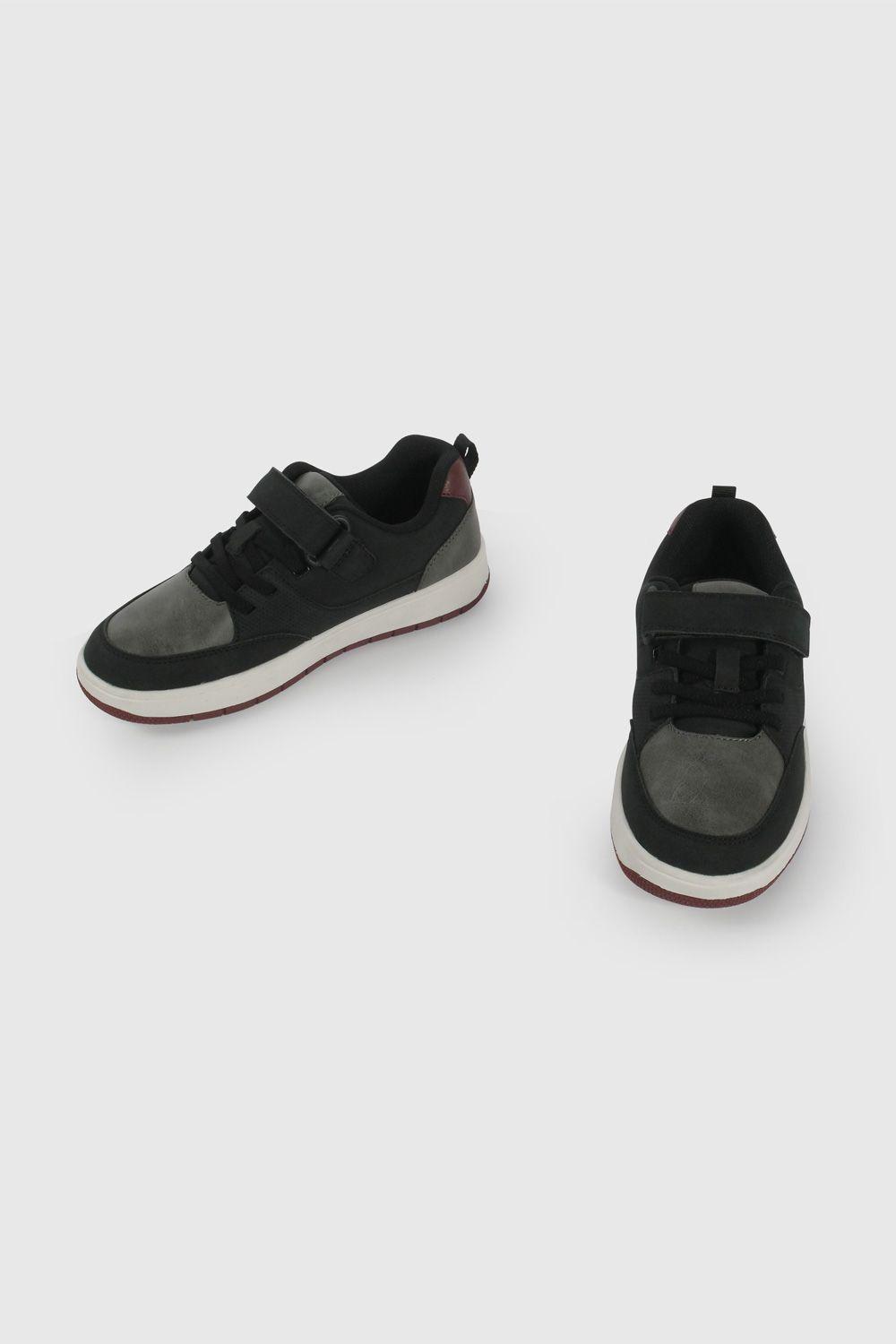 Zapatilla Urbana Skate Negra de Niño talla 28 a 38 5930-3