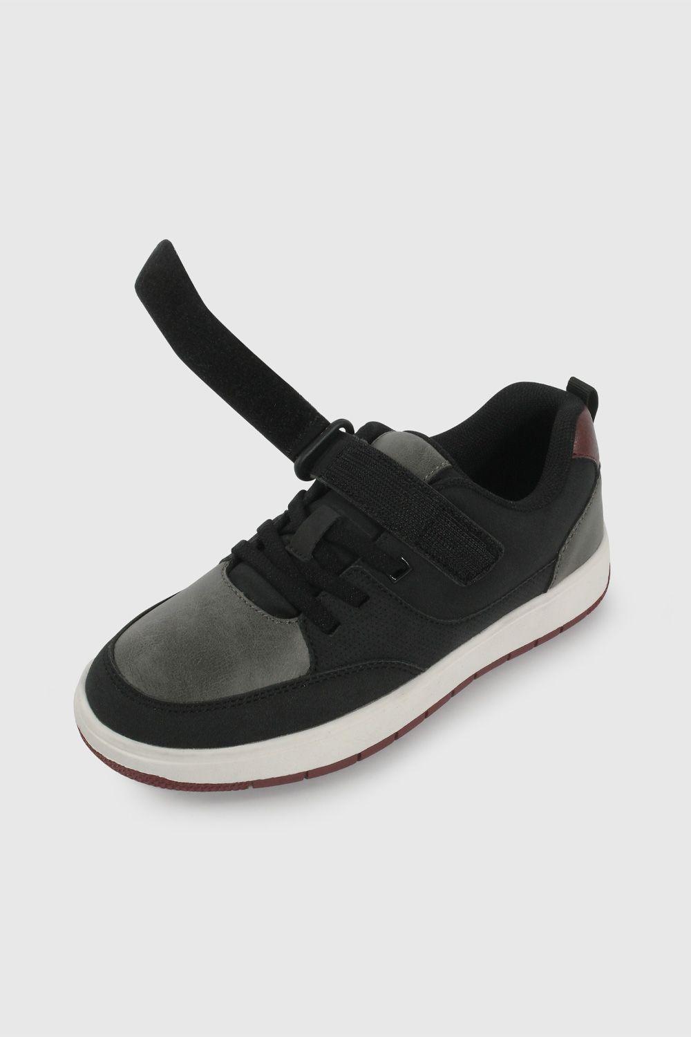 Zapatilla Urbana Skate Negra de Niño talla 28 a 38 5930-5