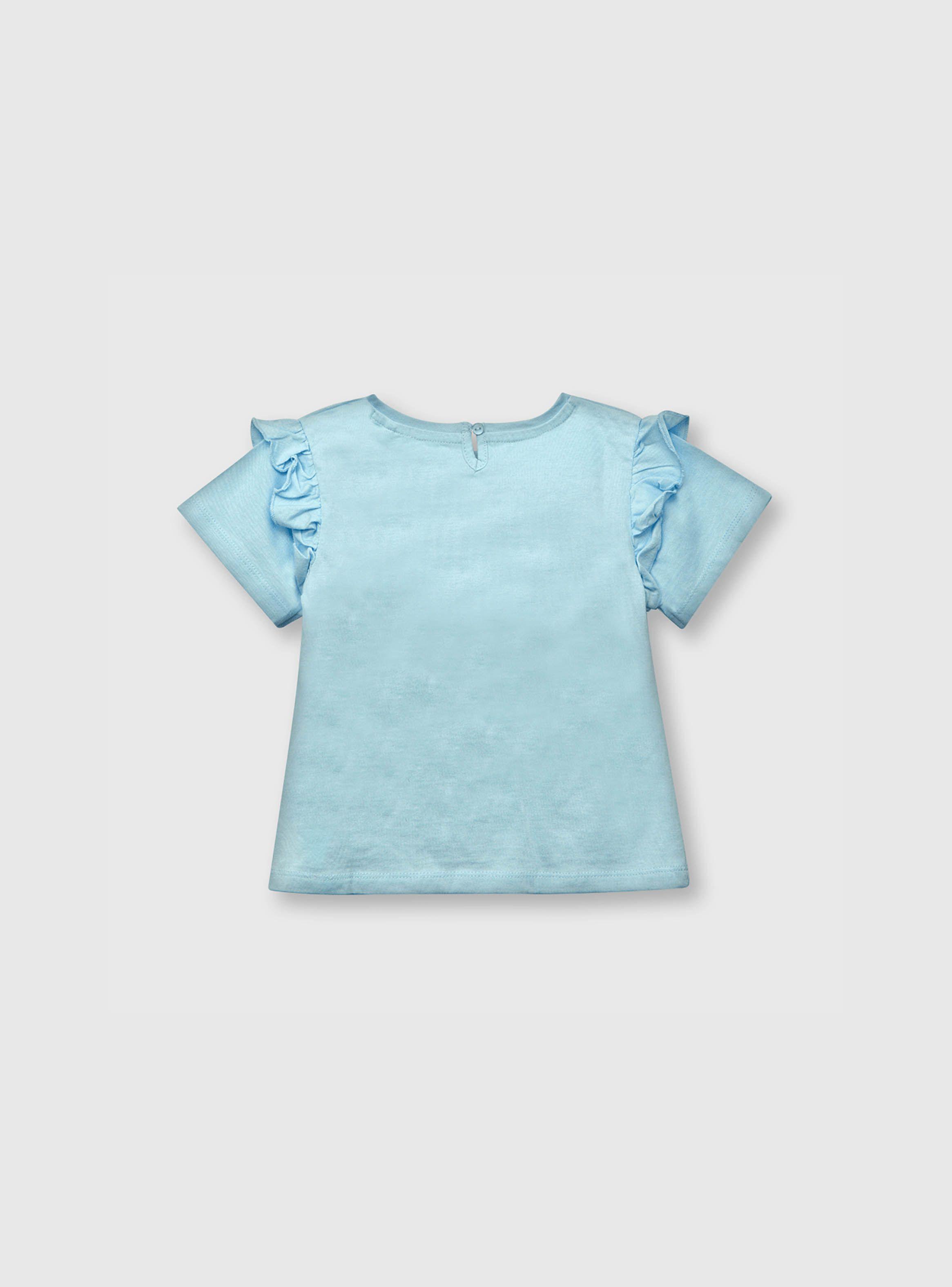 Polera Niña Celeste (3 A 36 Meses) Colloky-1
