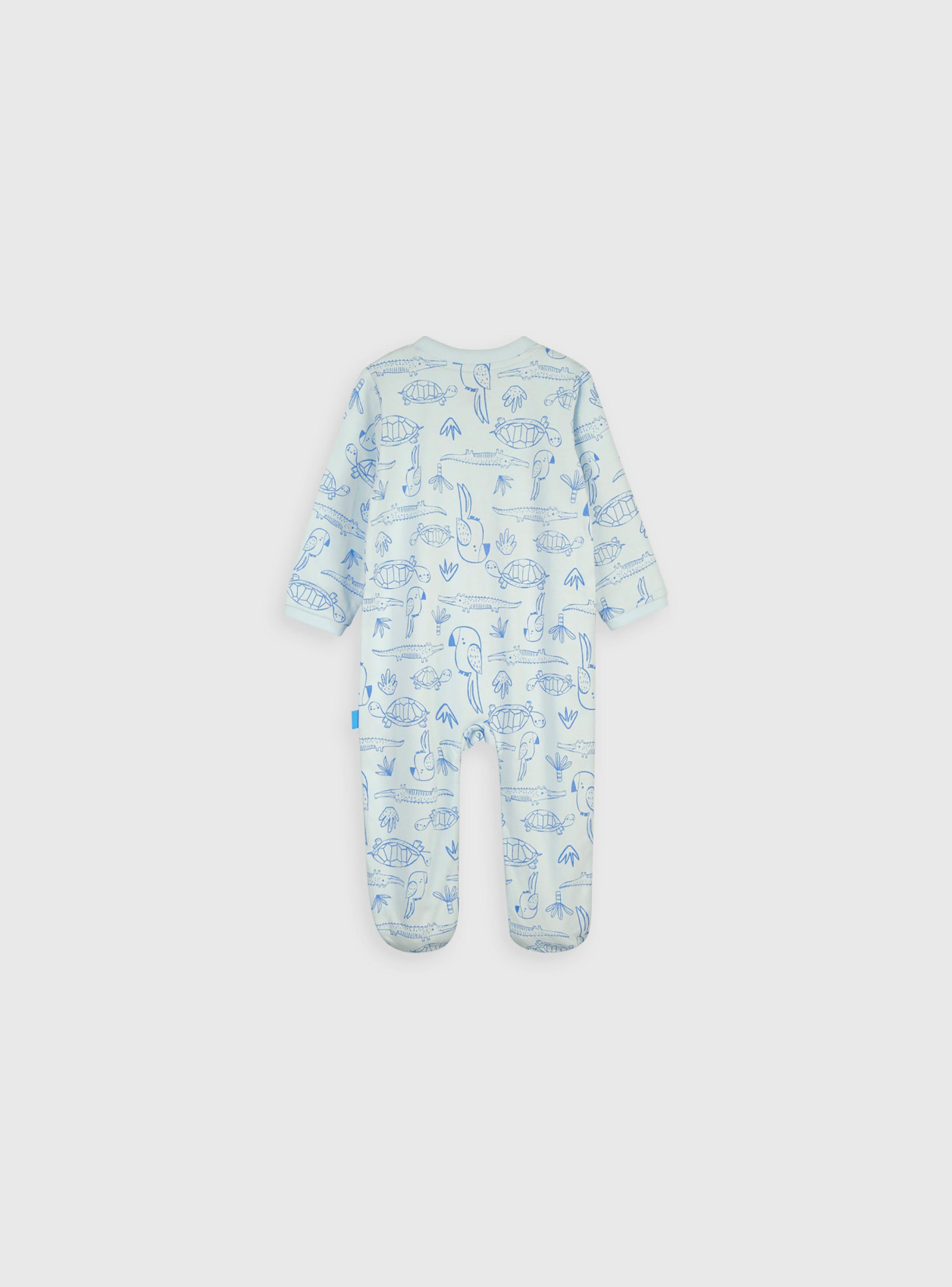 Pijama Niño Celeste 56110 Colloky-1