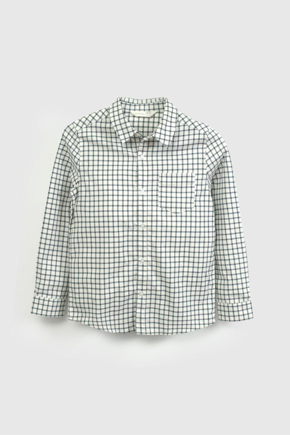 Camisa 18 Azul Cuadrille De Niño CAPN0950V26-0