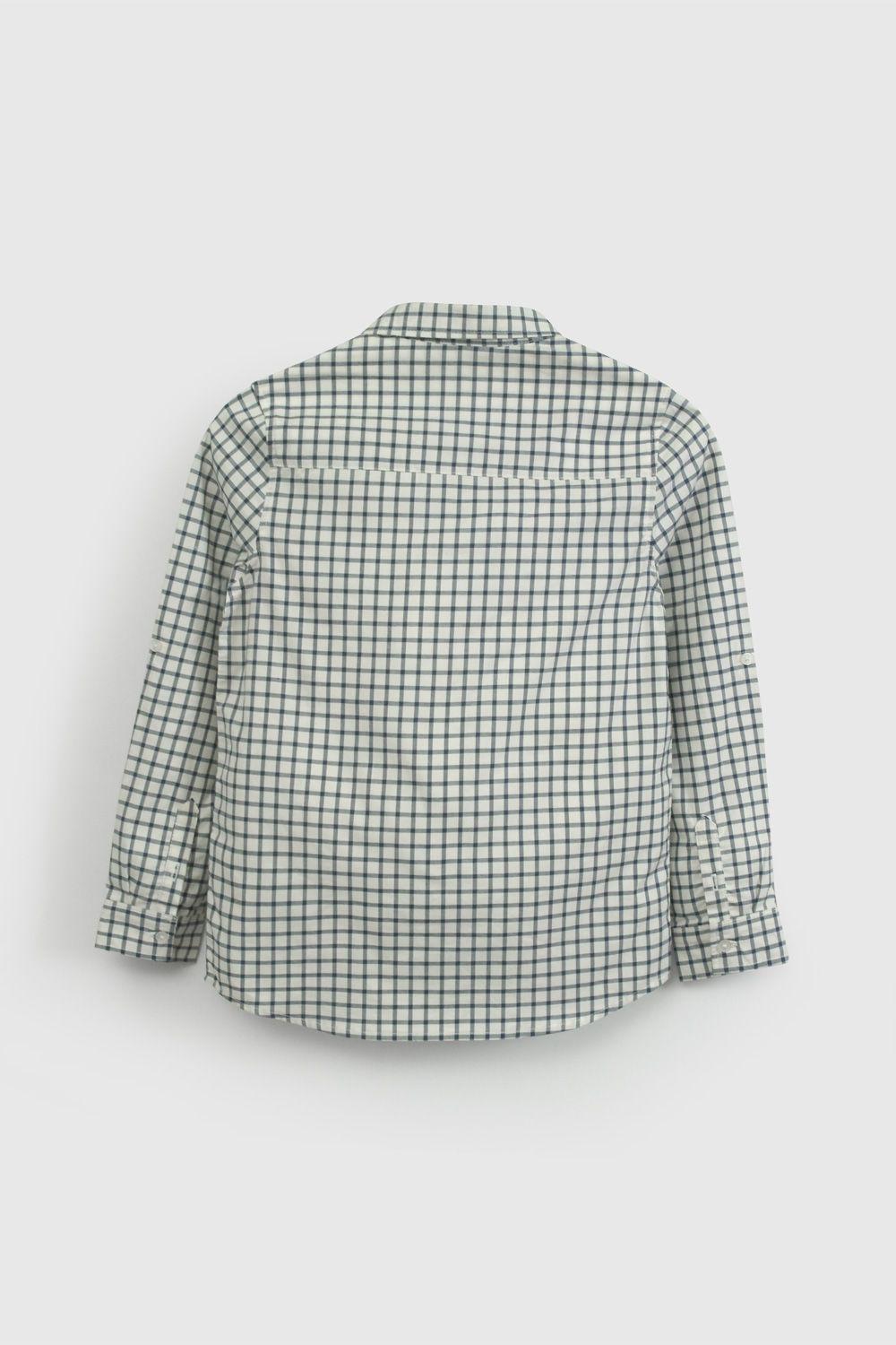 Camisa 18 Azul Cuadrille De Niño CAPN0950V26-1