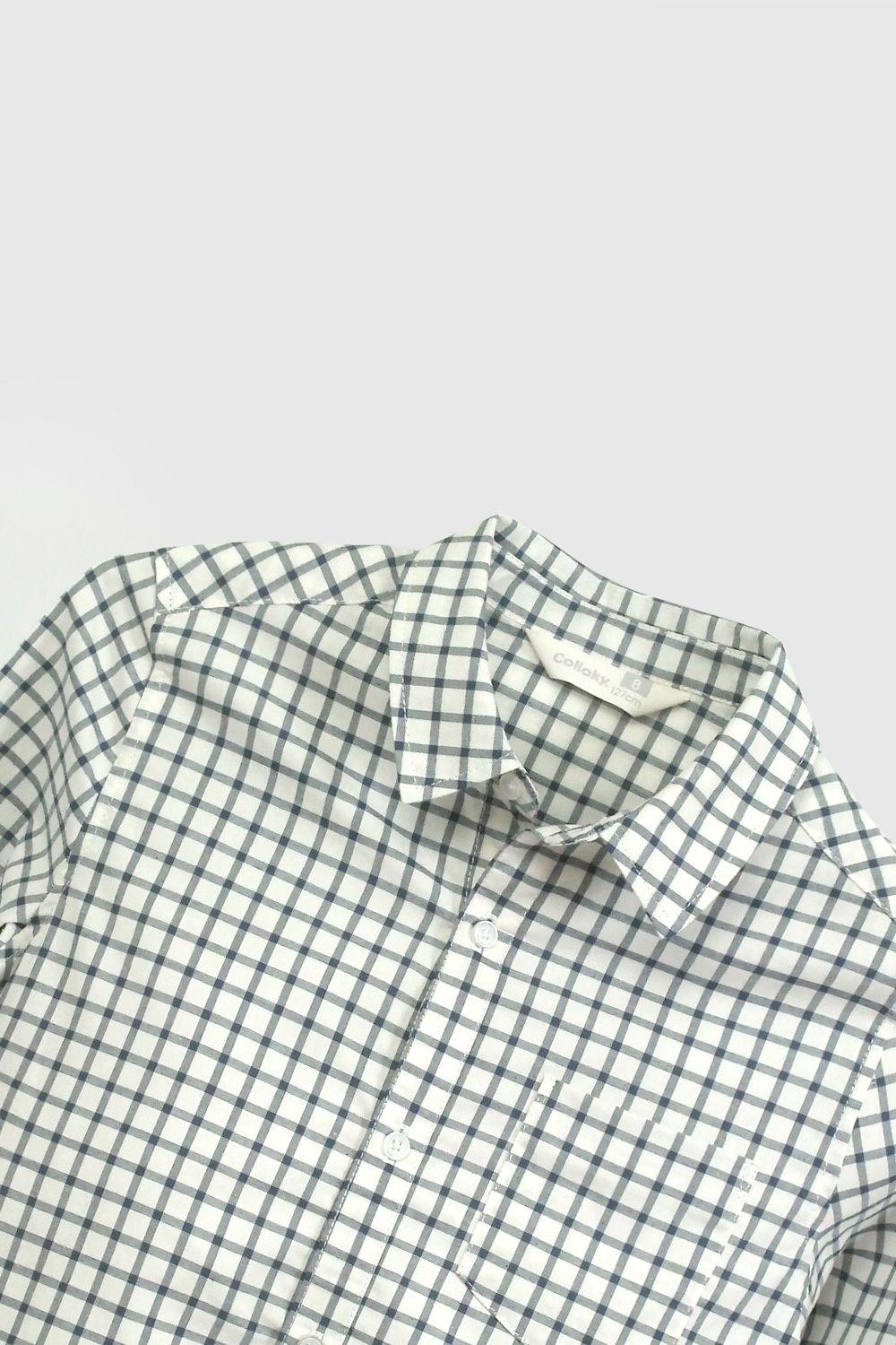 Camisa 18 Azul Cuadrille De Niño CAPN0950V26-2