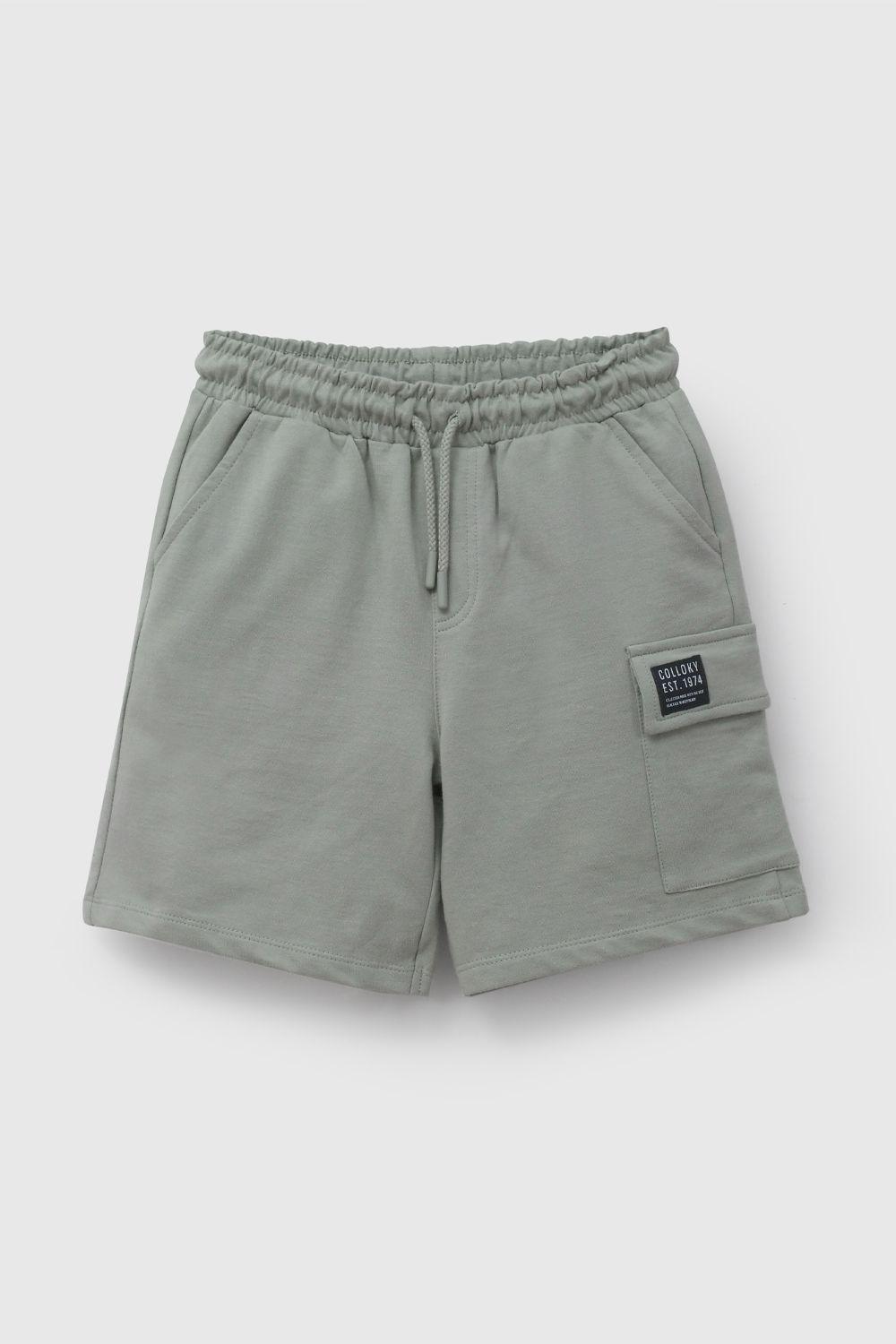 Bermuda Verde Cargo De Niño BDPO1592V26-0