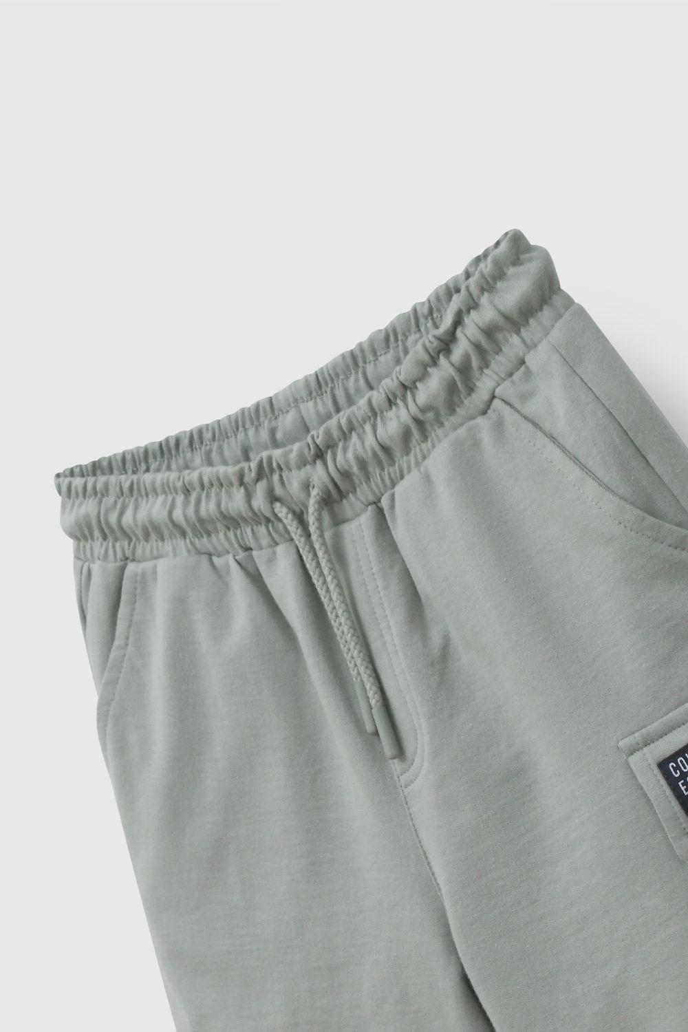 Bermuda Verde Cargo De Niño BDPO1592V26-2