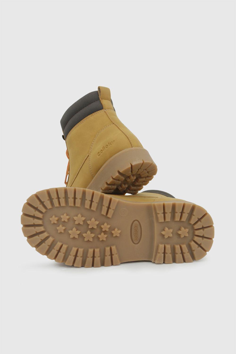 Botin Niño Mostaza 8243 Colloky-3