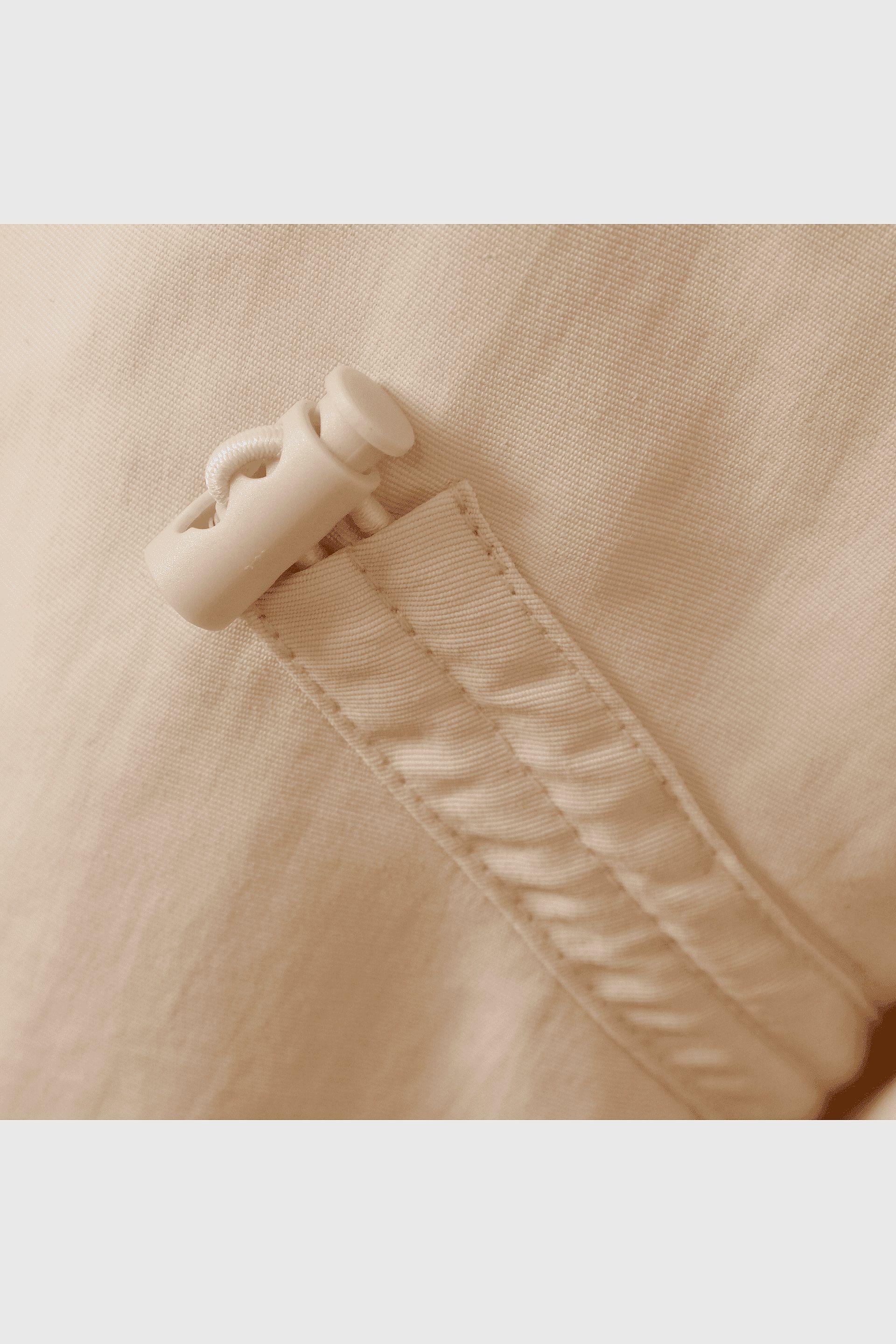 Corta Viento Largo Beige-5