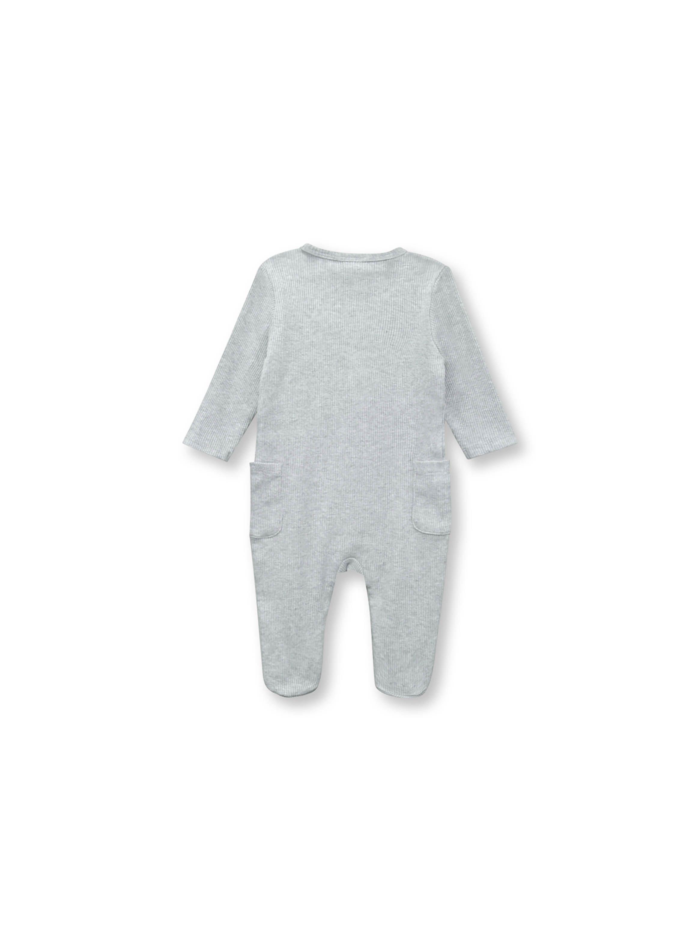 Osito Unisex Gris Degradado (0 A 9 Meses) Colloky-1