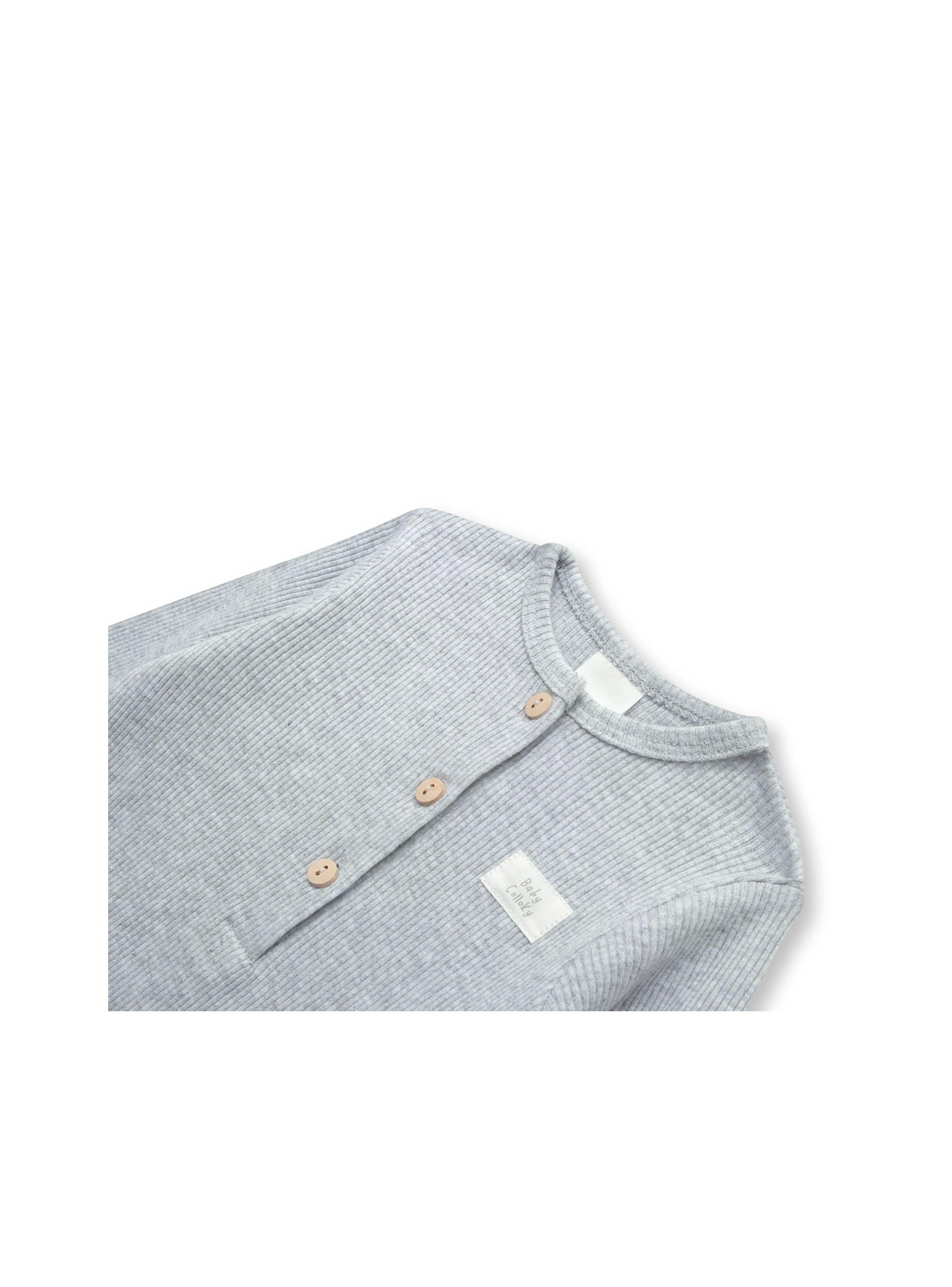 Osito Unisex Gris Degradado (0 A 9 Meses) Colloky-2