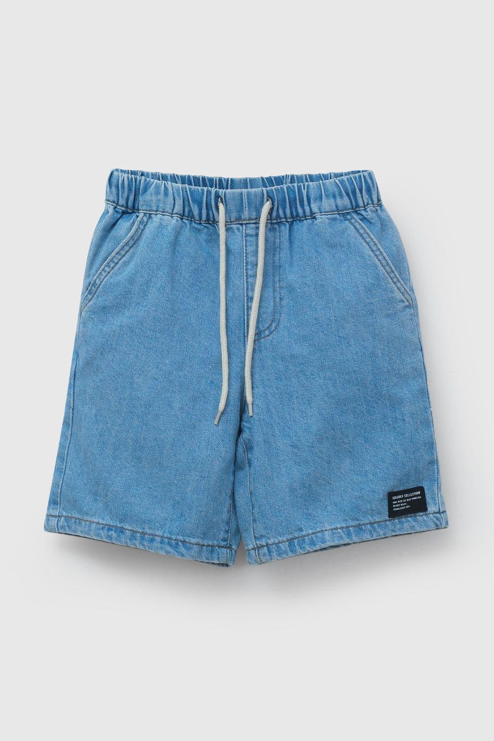 Bermuda Jeans Azul  De Niño BDME0551V26-0