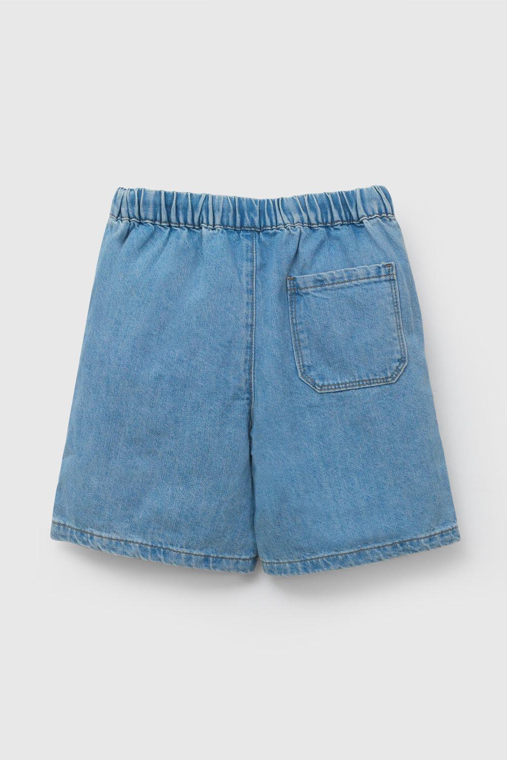 Bermuda Jeans Azul  De Niño BDME0551V26-1