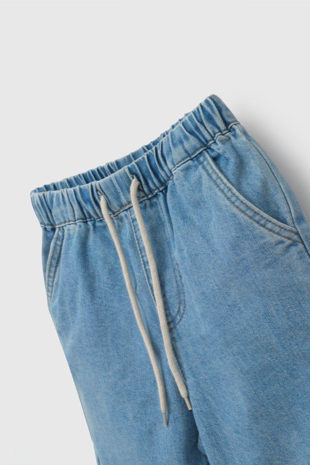 Bermuda Jeans Azul  De Niño BDME0551V26-2