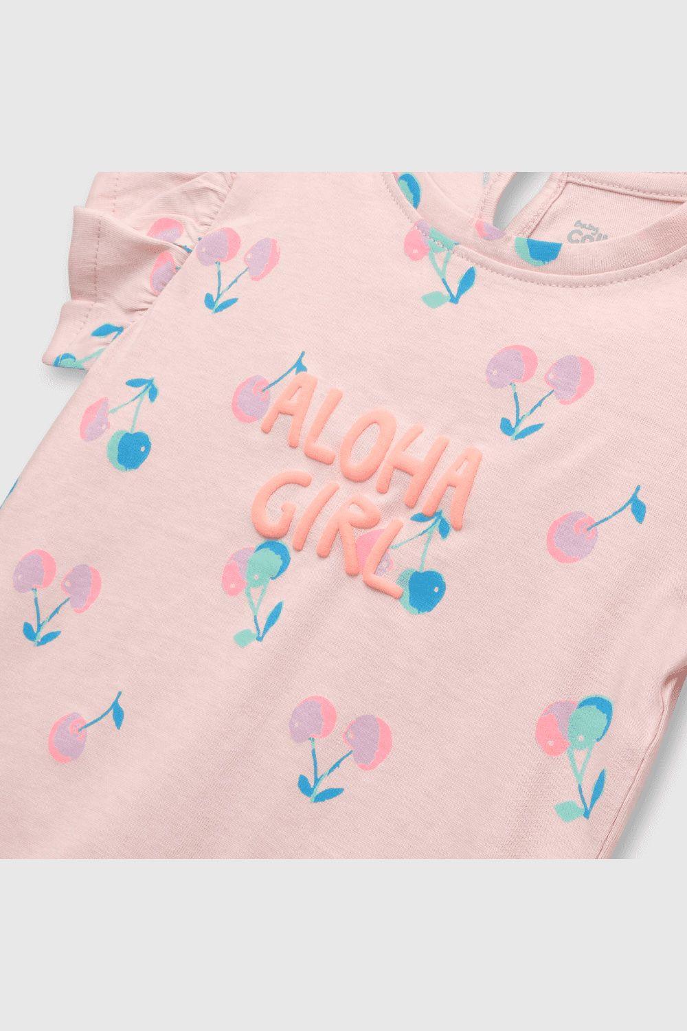 Polera de bebé niña guindas bloosom (3 a 36 meses)-2