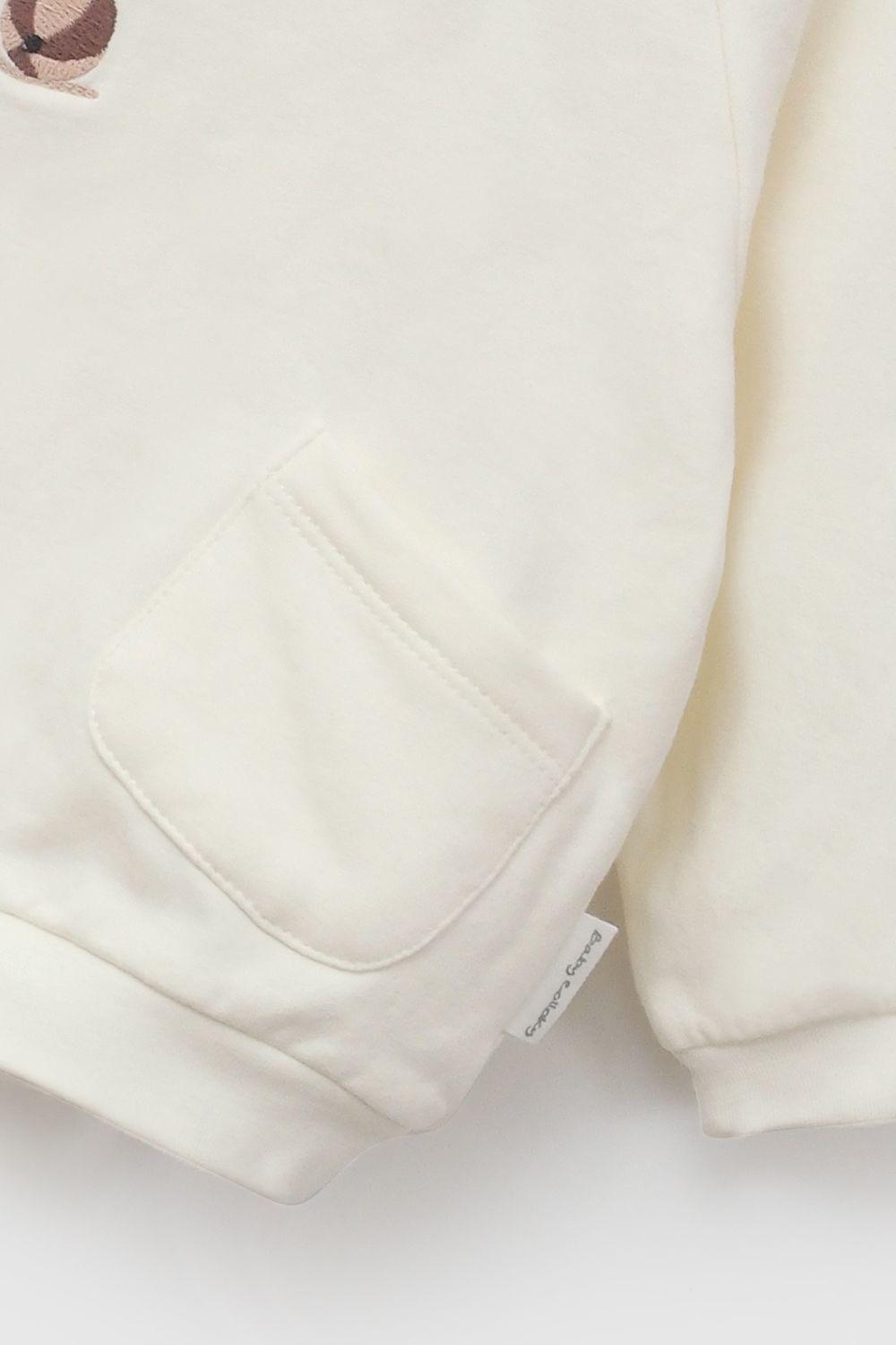 Conjunto León Bordado Polycotton Beige Niño Rn a 6-9M Colloky-4