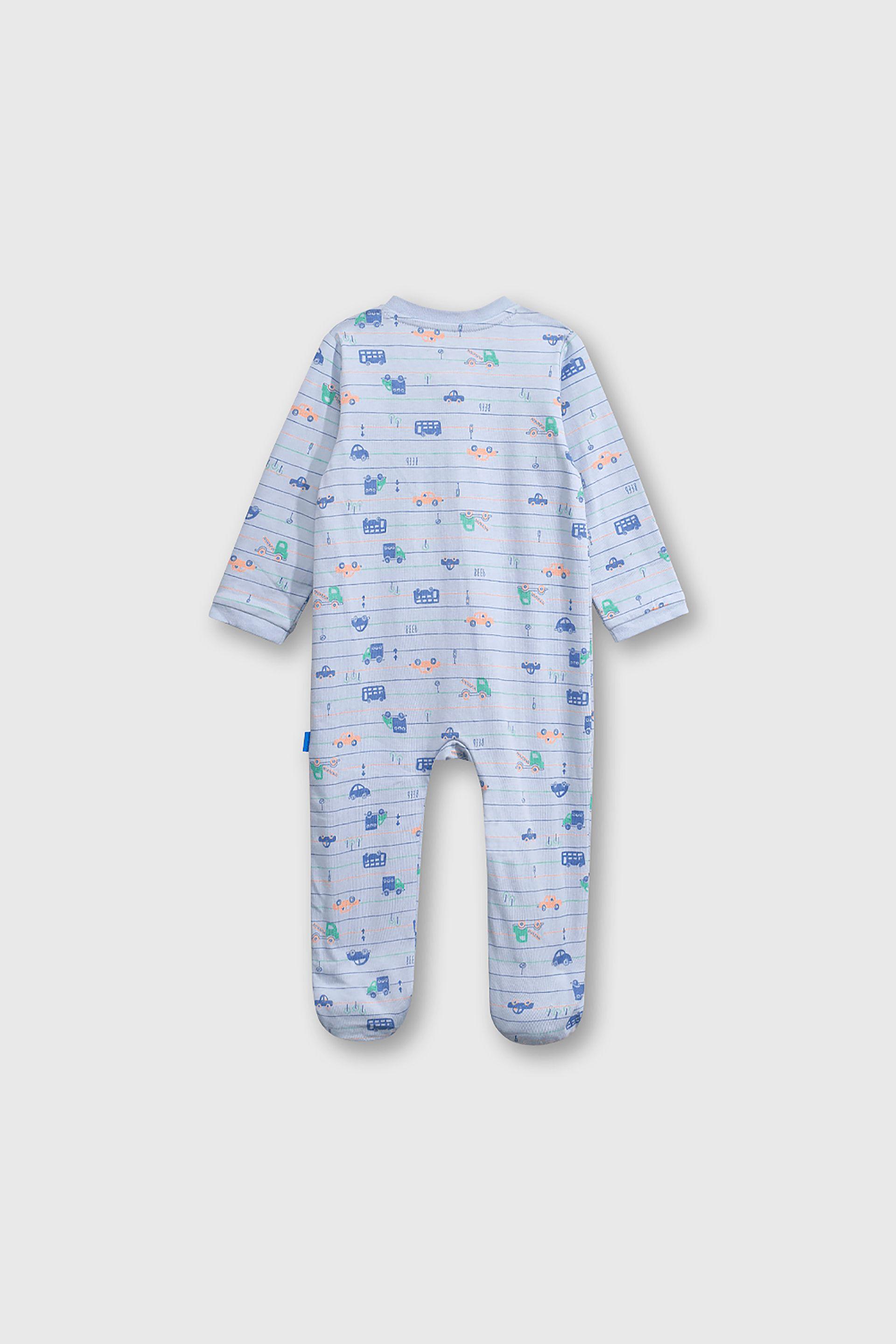 Pijama Verde Autos para Bebé de 0 a 24 meses-1