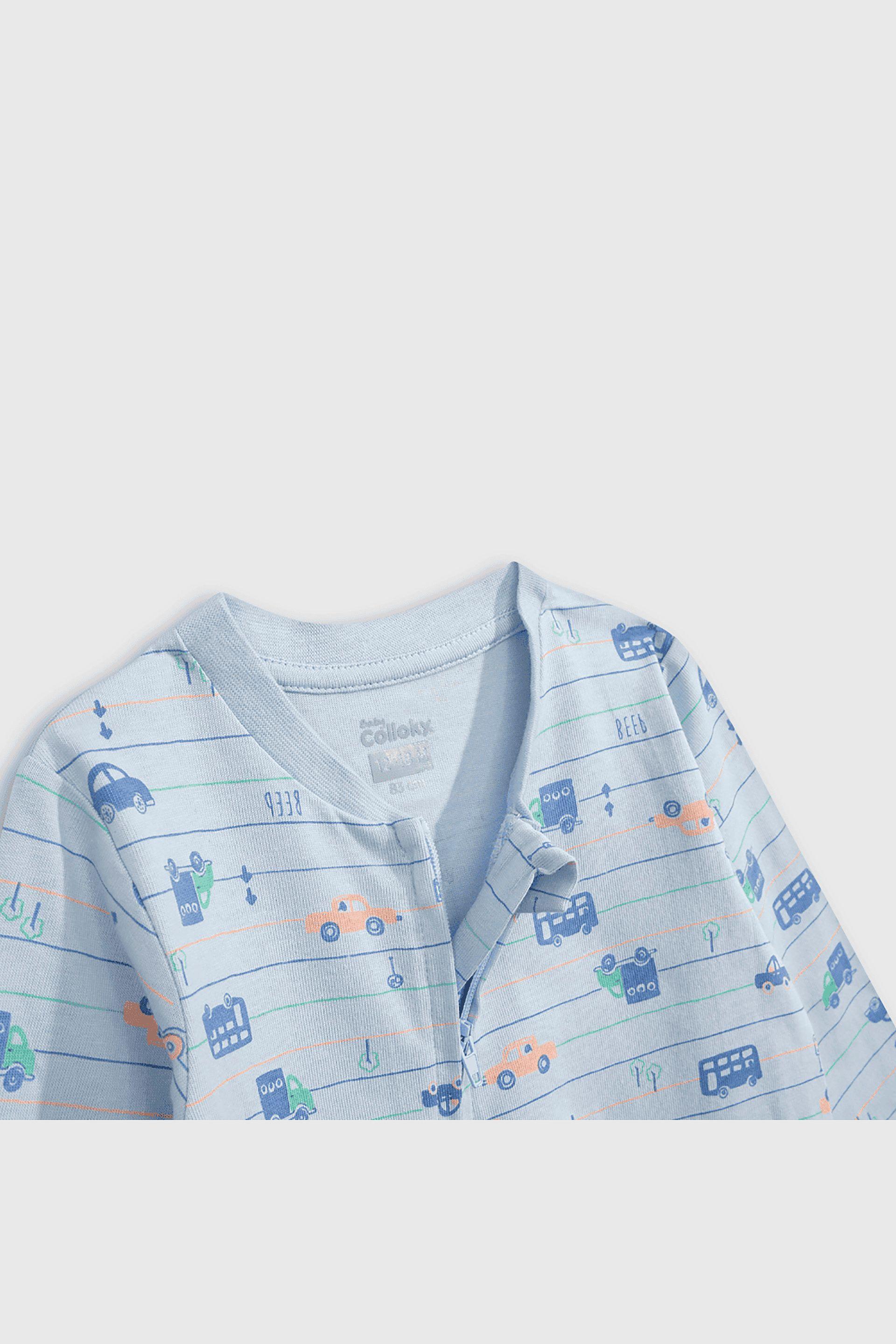 Pijama Verde Autos para Bebé de 0 a 24 meses-2