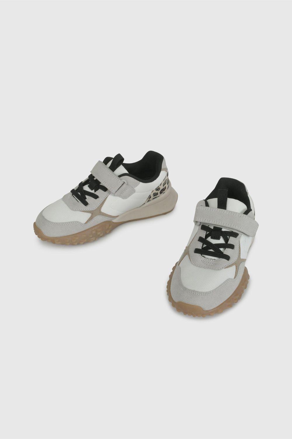 Zapatilla Urbana Retro Multicolor Velcro 57420298V26 KID2-3