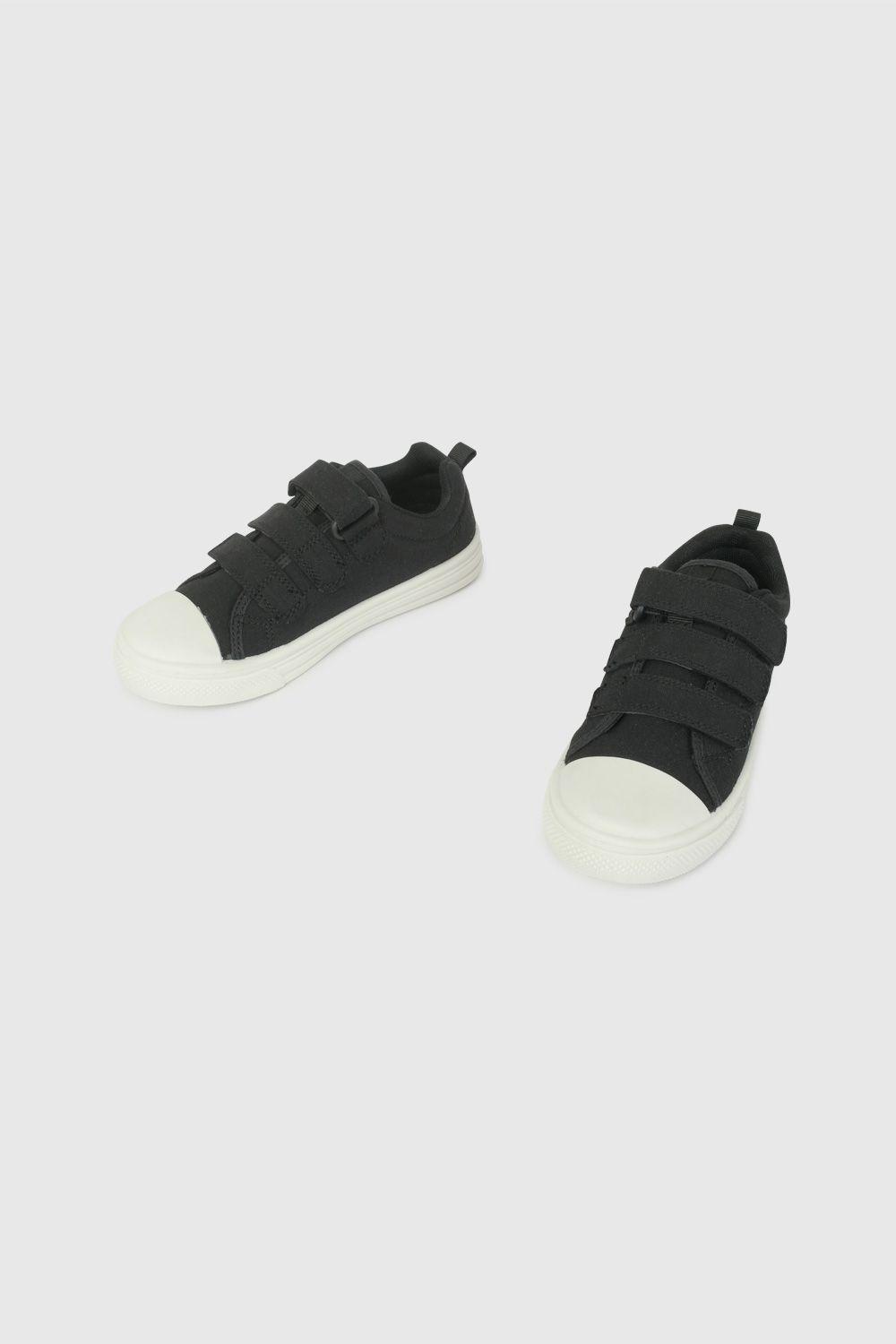 Zapatilla de Lona Negra de Niño talla 28 a 38-3