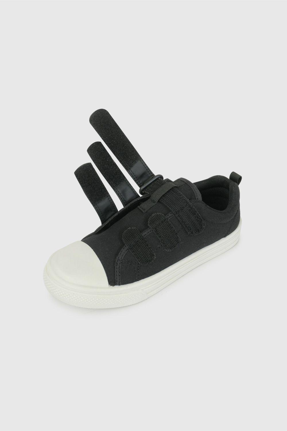 Zapatilla de Lona Negra de Niño talla 28 a 38-5