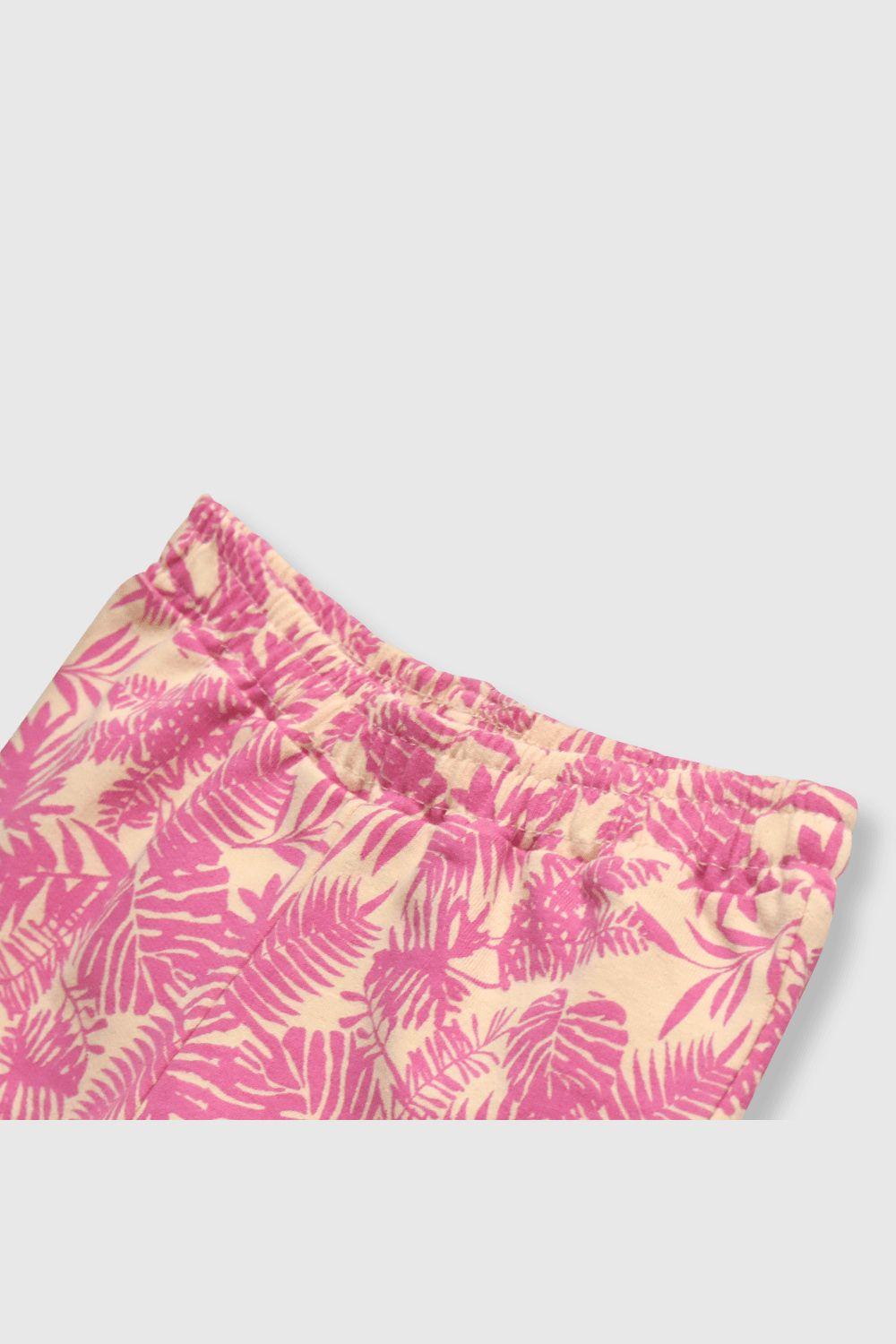 Short de bebé niña tropical damasco (3 a 36 meses)-2