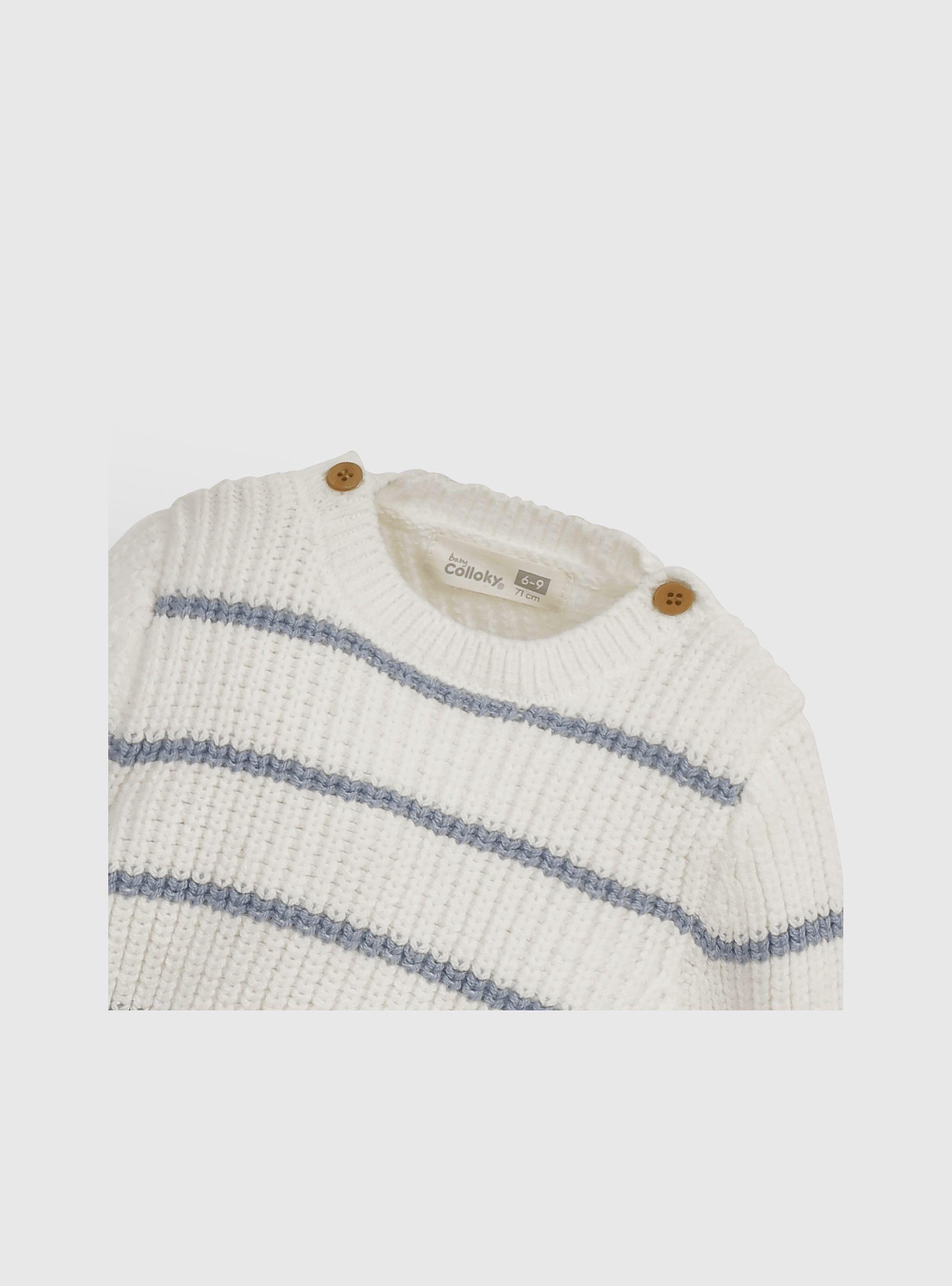 Sweater Unisex Blanco 55786 Colloky-2